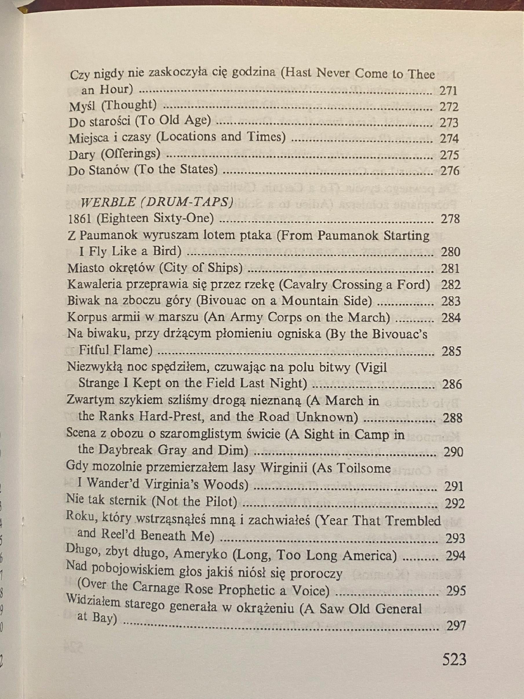 Walt Whitman 256 Wiersze Poematy