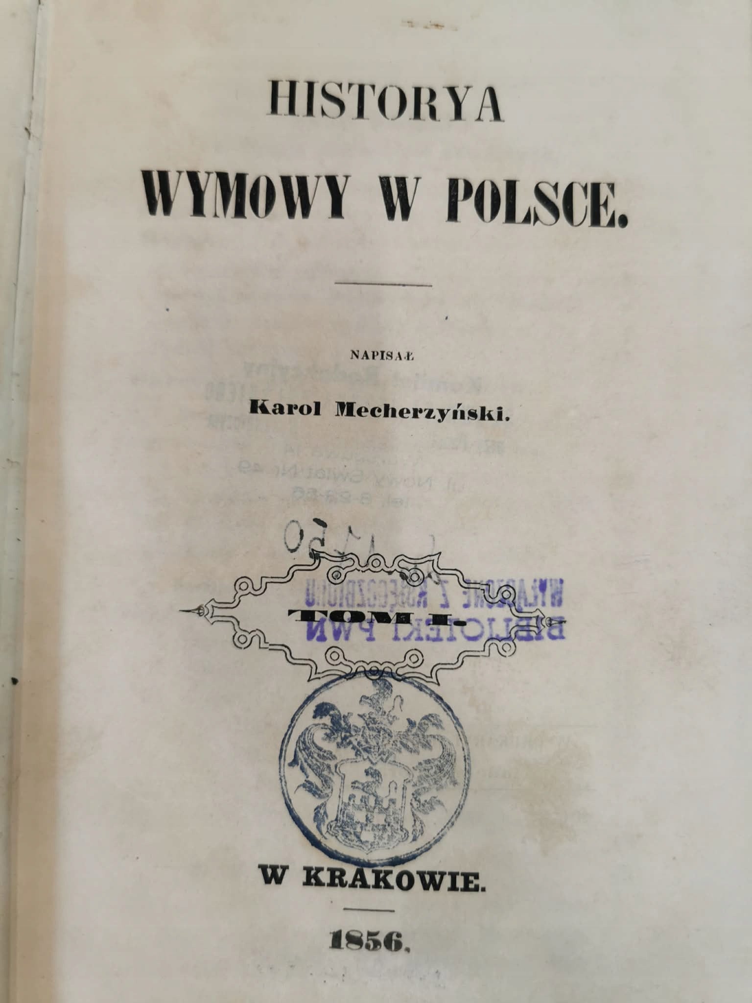 Historya wymowy w Polsce t. I-III, K. Mecherzyński