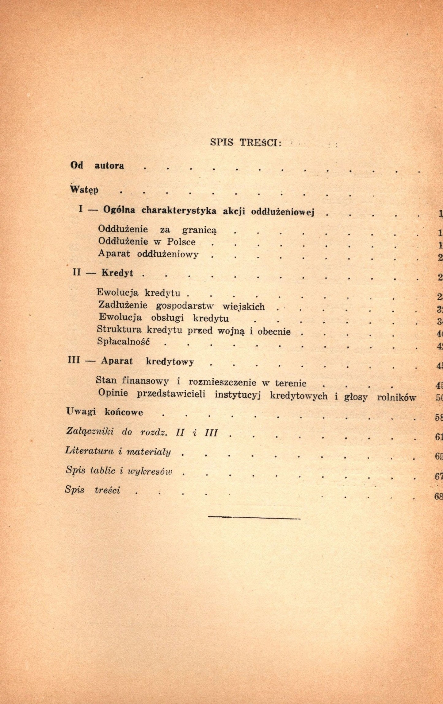 Kredyt a oddłużenie rolnictwa Jan Pic de Replonge [1939]