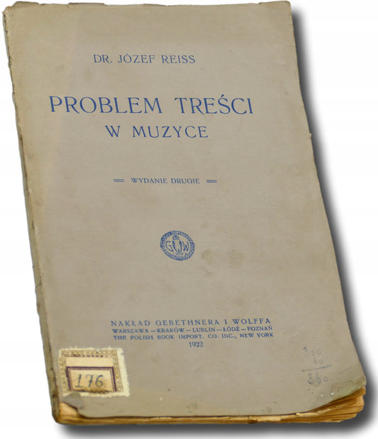 Problem treści w muzyce - Józef Reiss [1922 r.]