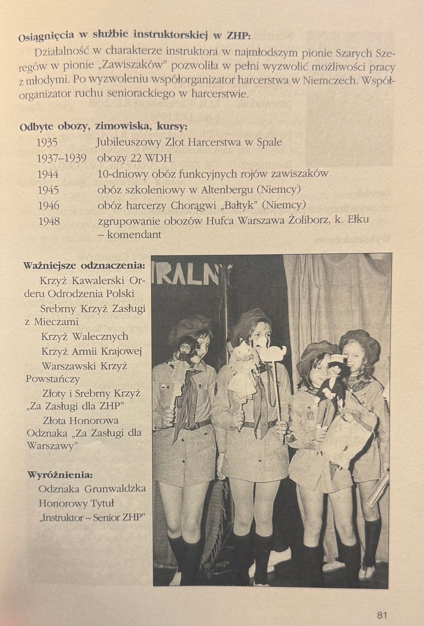 Instruktorzy w służbie ojczyźnie Warszawie Dziecku Praca zbiorowa [ZHP]