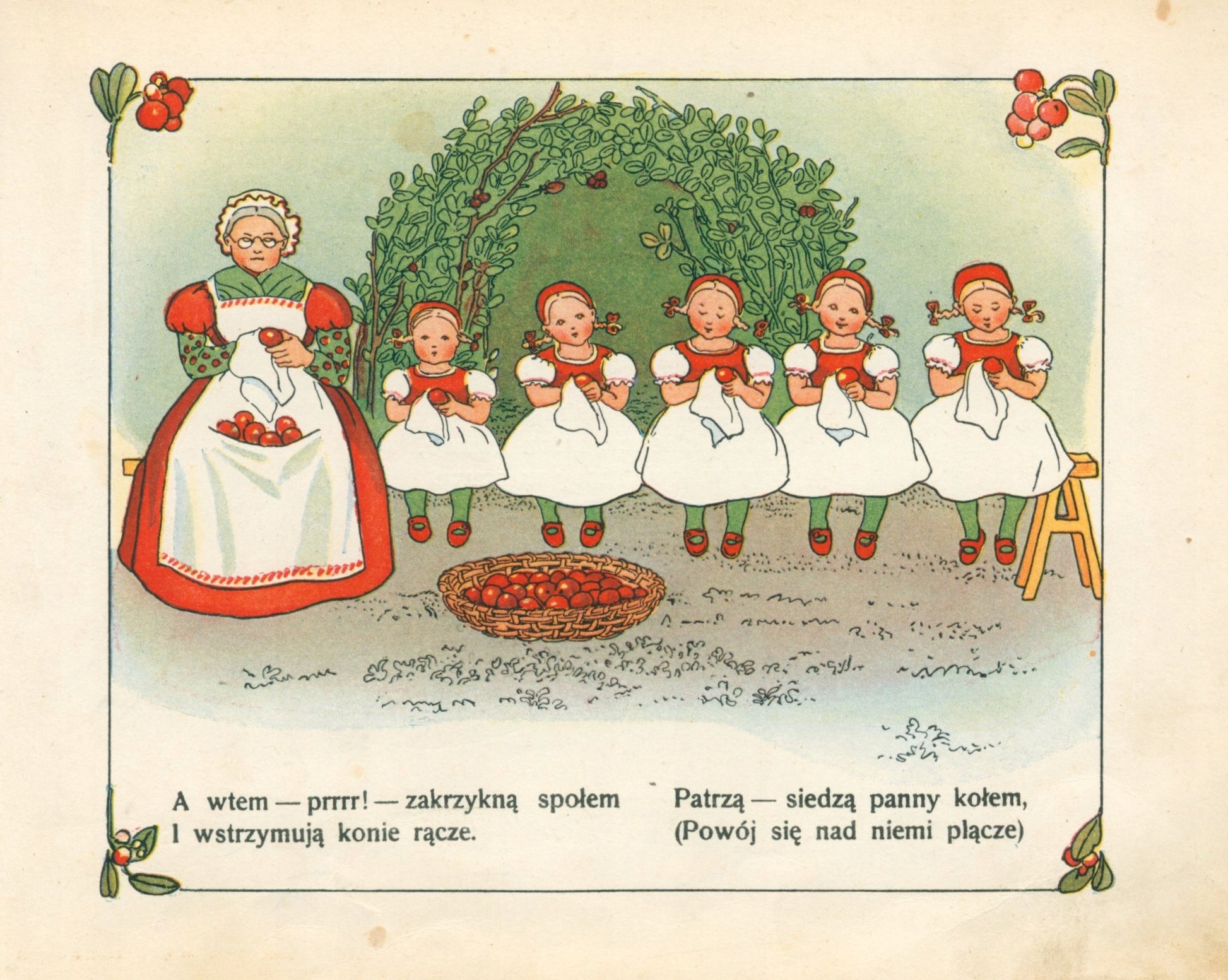 Na jagody! Książeczka leśna przez Marję Konopnicką [WYDANIE II 1913]