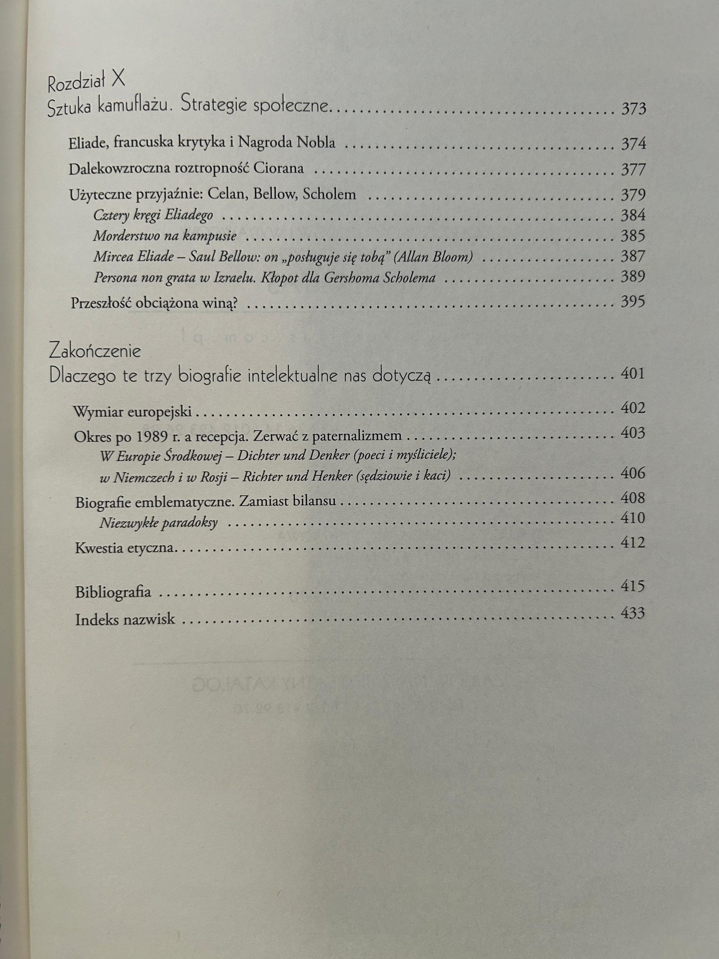 Cioran, Eliade, Ionesco: o zapominaniu faszyzmu - A. Laignel-Lavastine