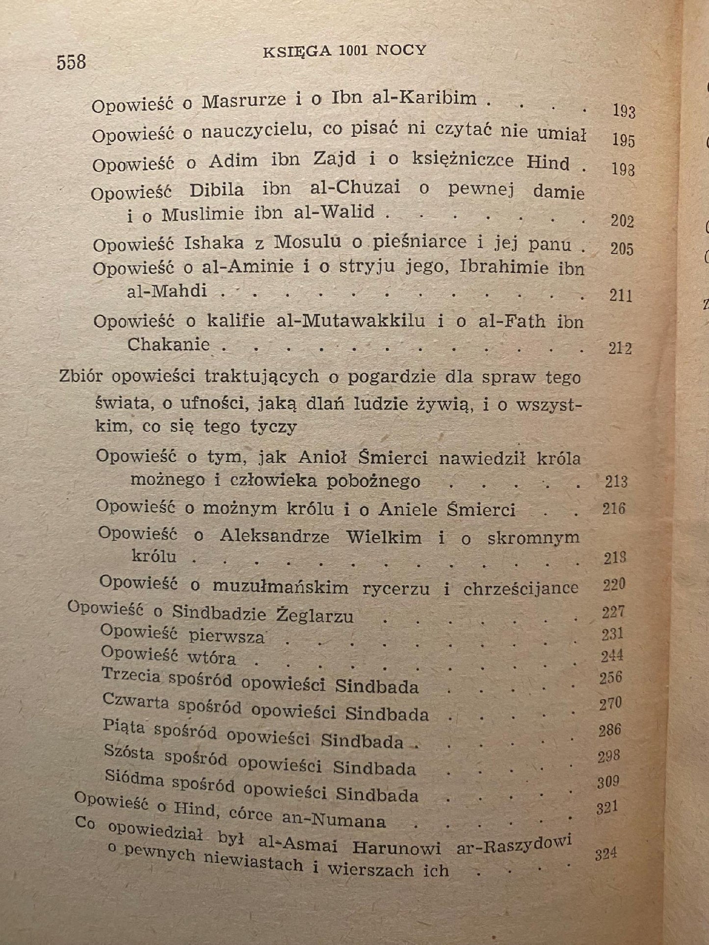 Księga tysiąca i jednej nocy Władysław Kubiak