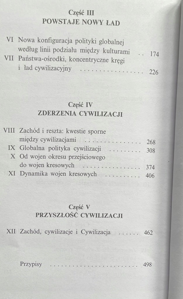 Zderzenie cywilizacji Samuel P. Huntington