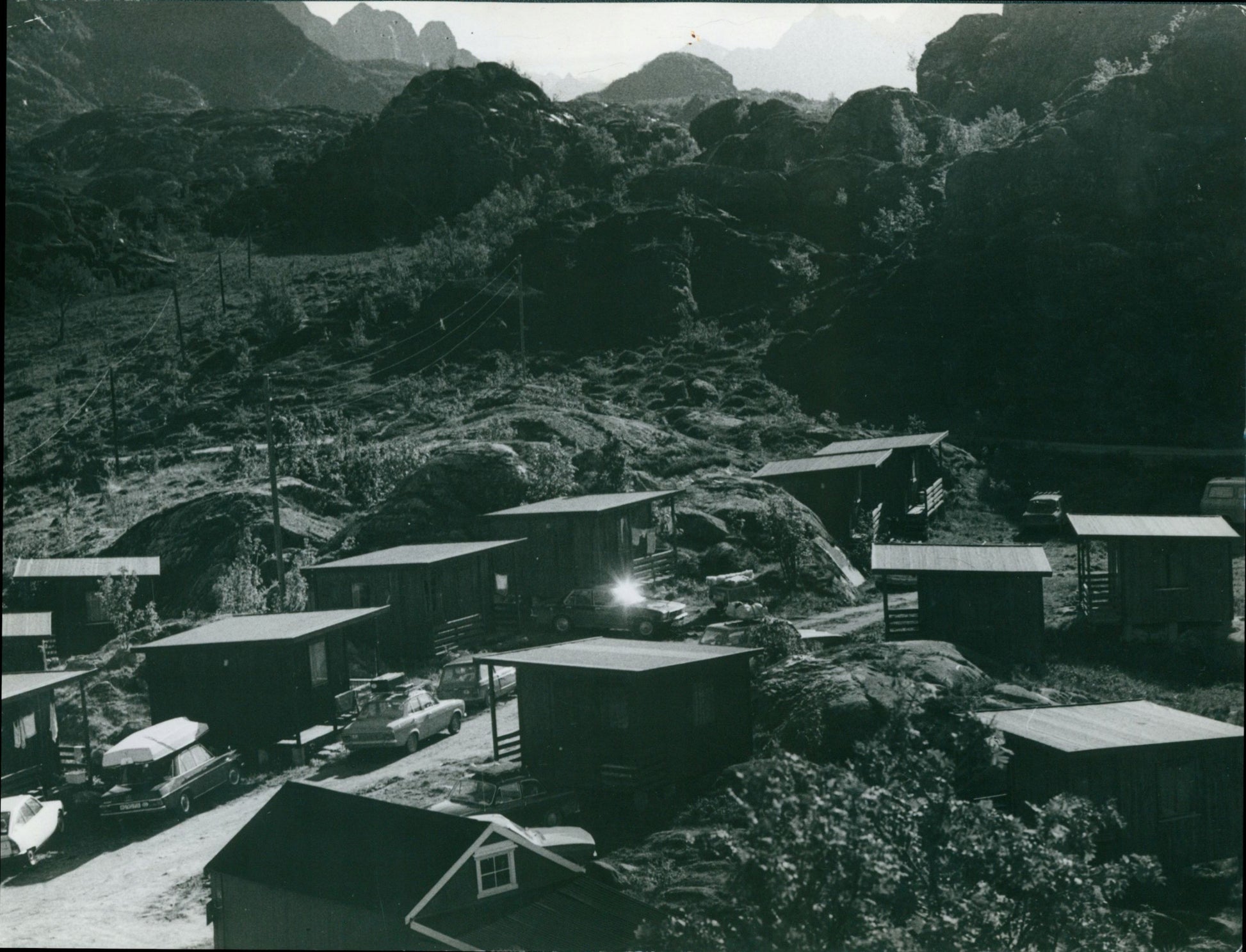 Fotografia Domki letniskowe- Norwegia Edward Hartwig