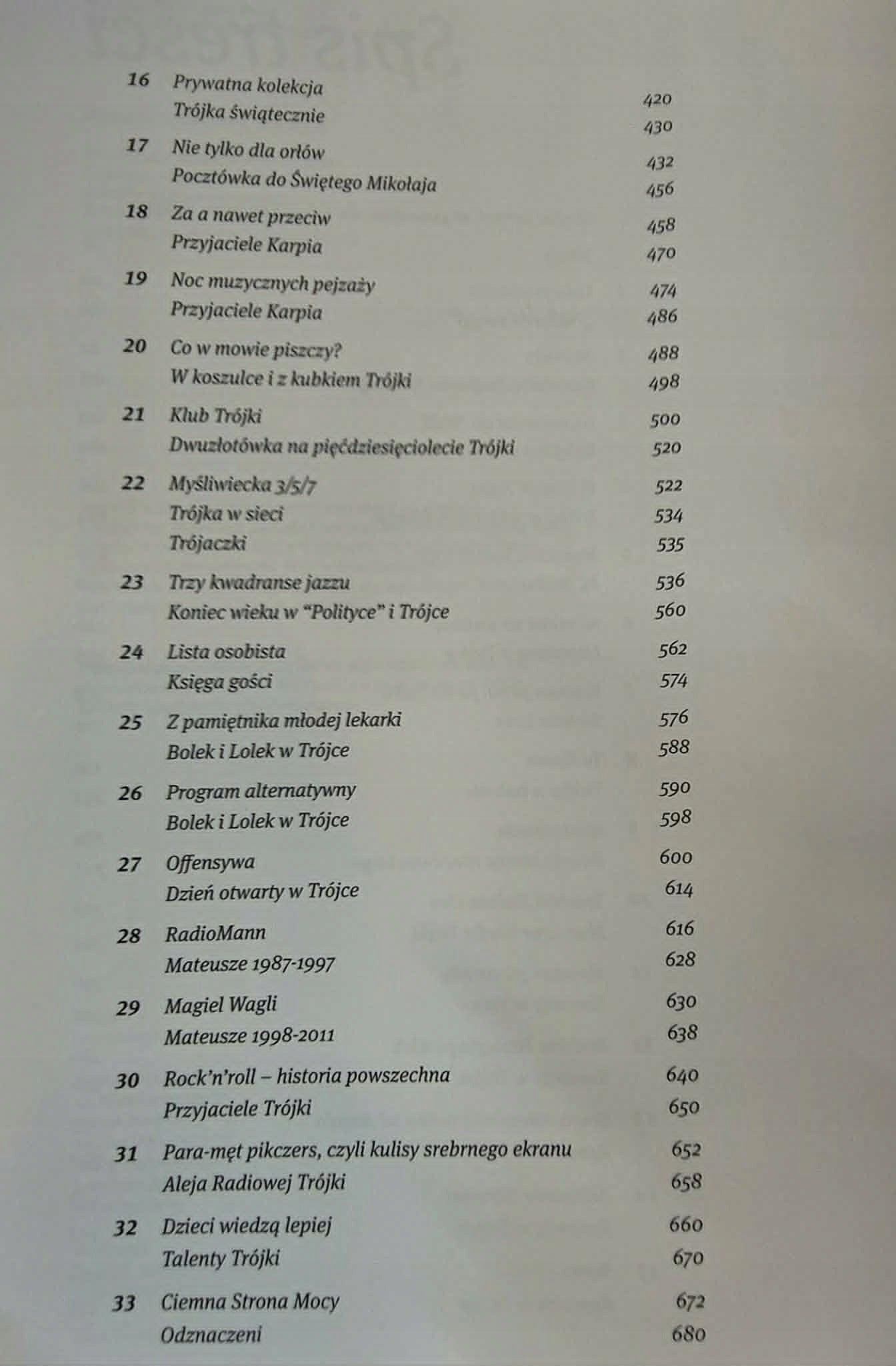 33 x Trójka Wiesław Weiss