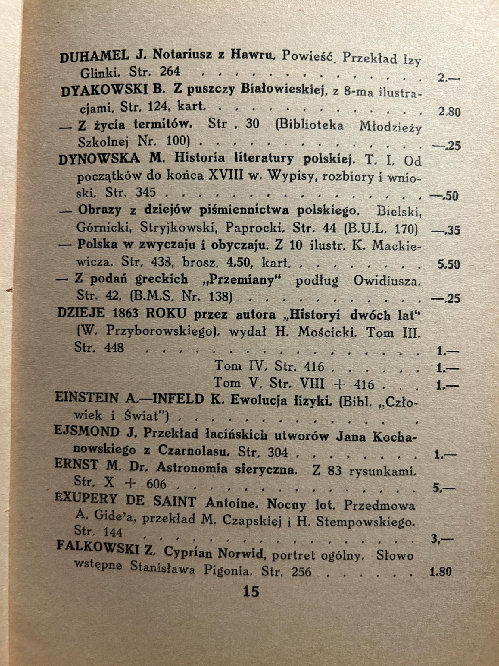 Katalog wydawnictw. Gebethner i Wolff [1939 r.]