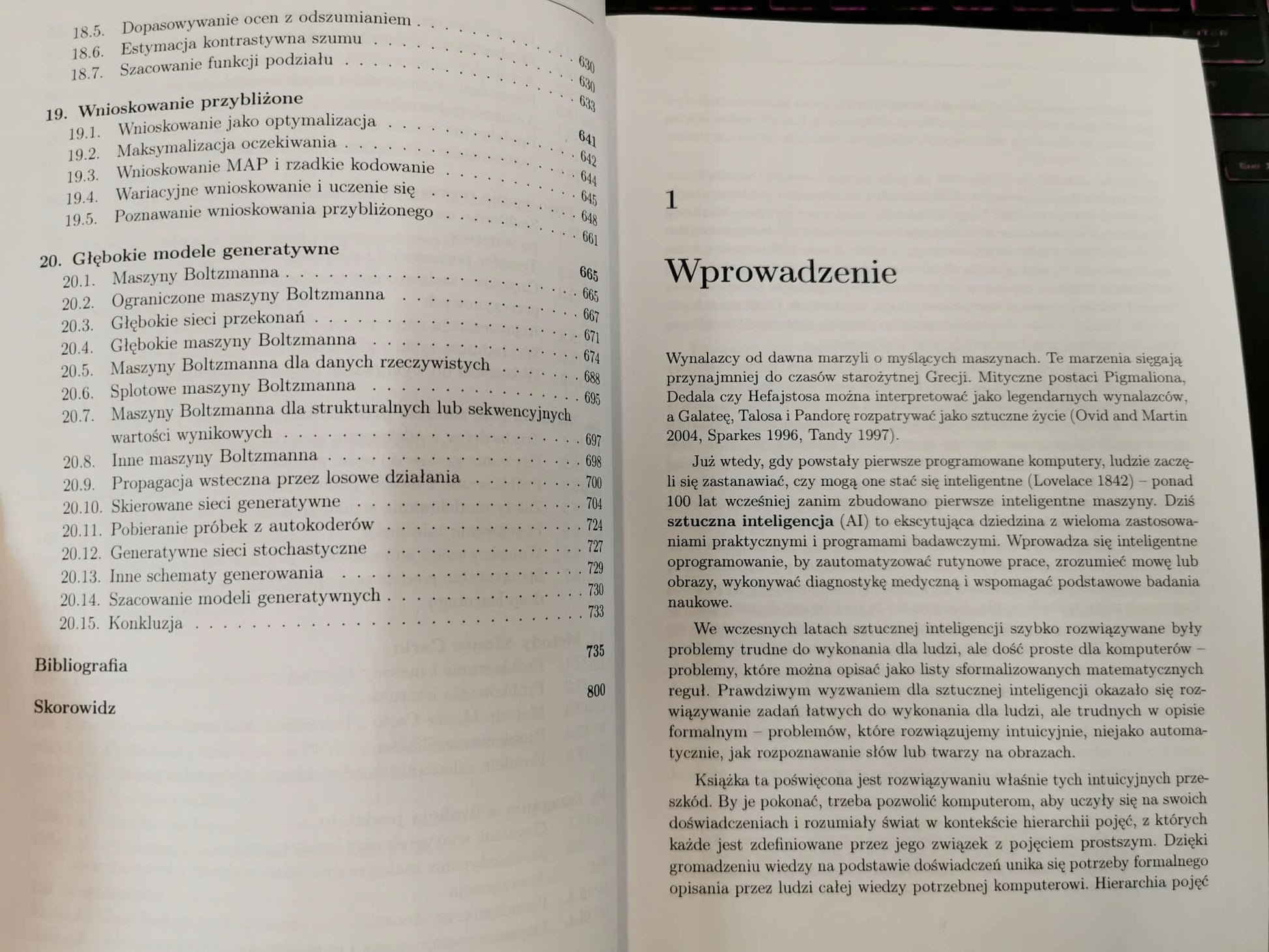 Deep Learning Współczesne systemy uczące się, Y. Bengio, I. Goodfellow