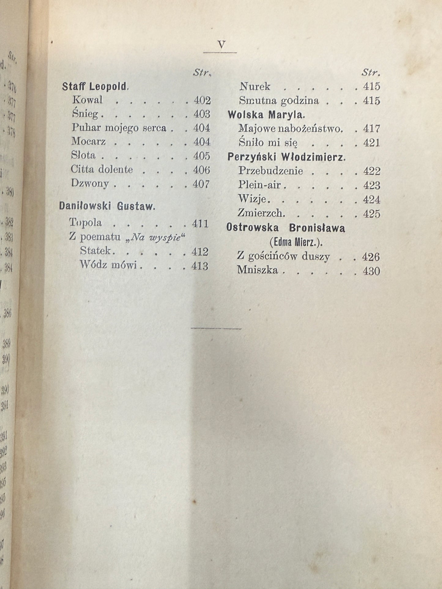 Młoda Polska w pieśni Czesław Jankowski [1903 r.][Oprawa Pugeta]