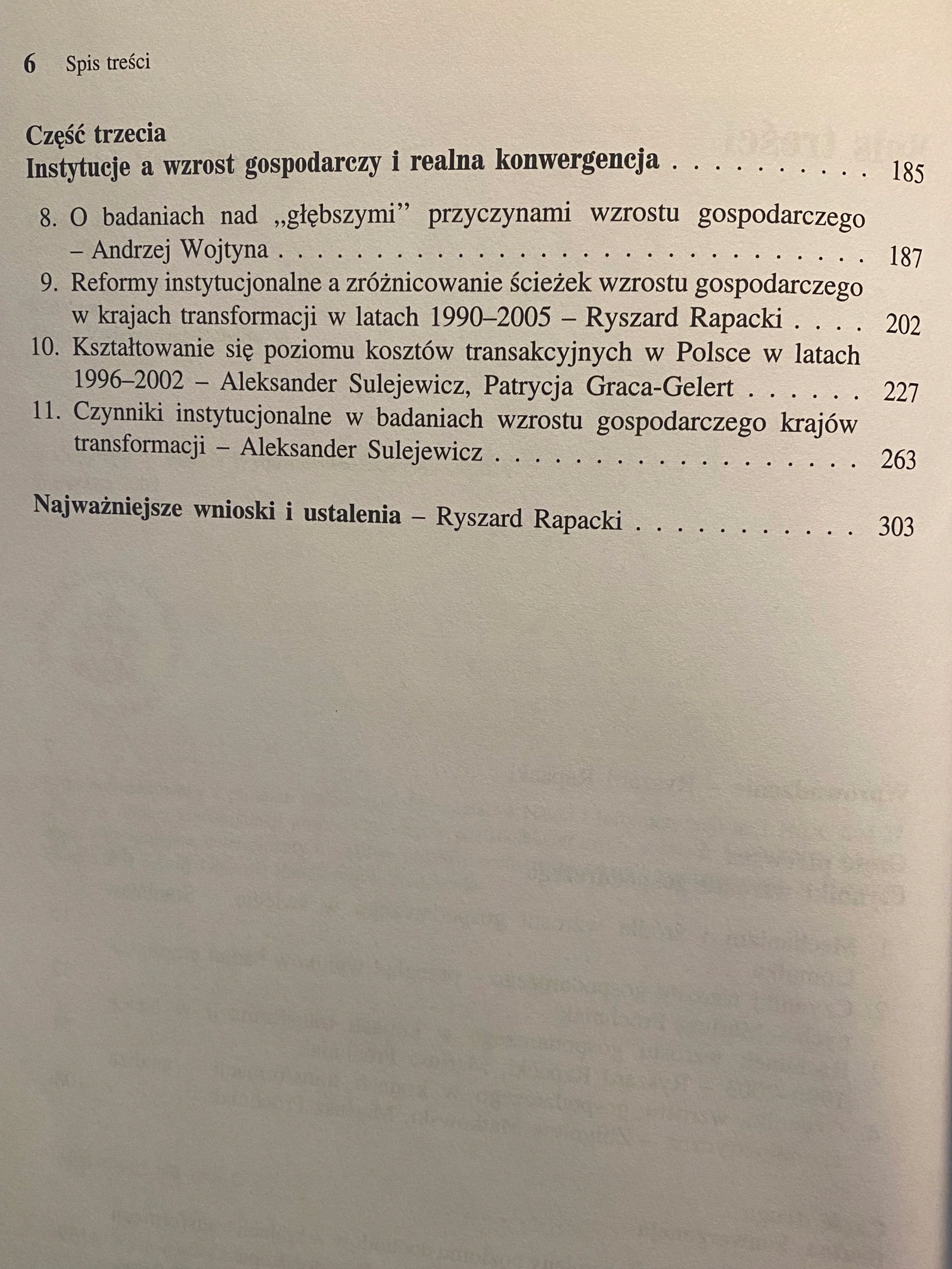 Wzrost gospodarczy w krajach transformacji Ryszard Rapacki