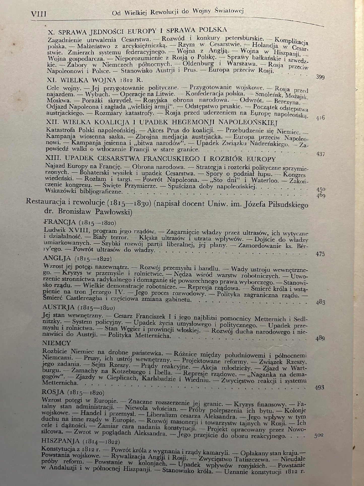 Wielka historia powszechna od w. rewolucji do wojny światowej. Przedwojenna