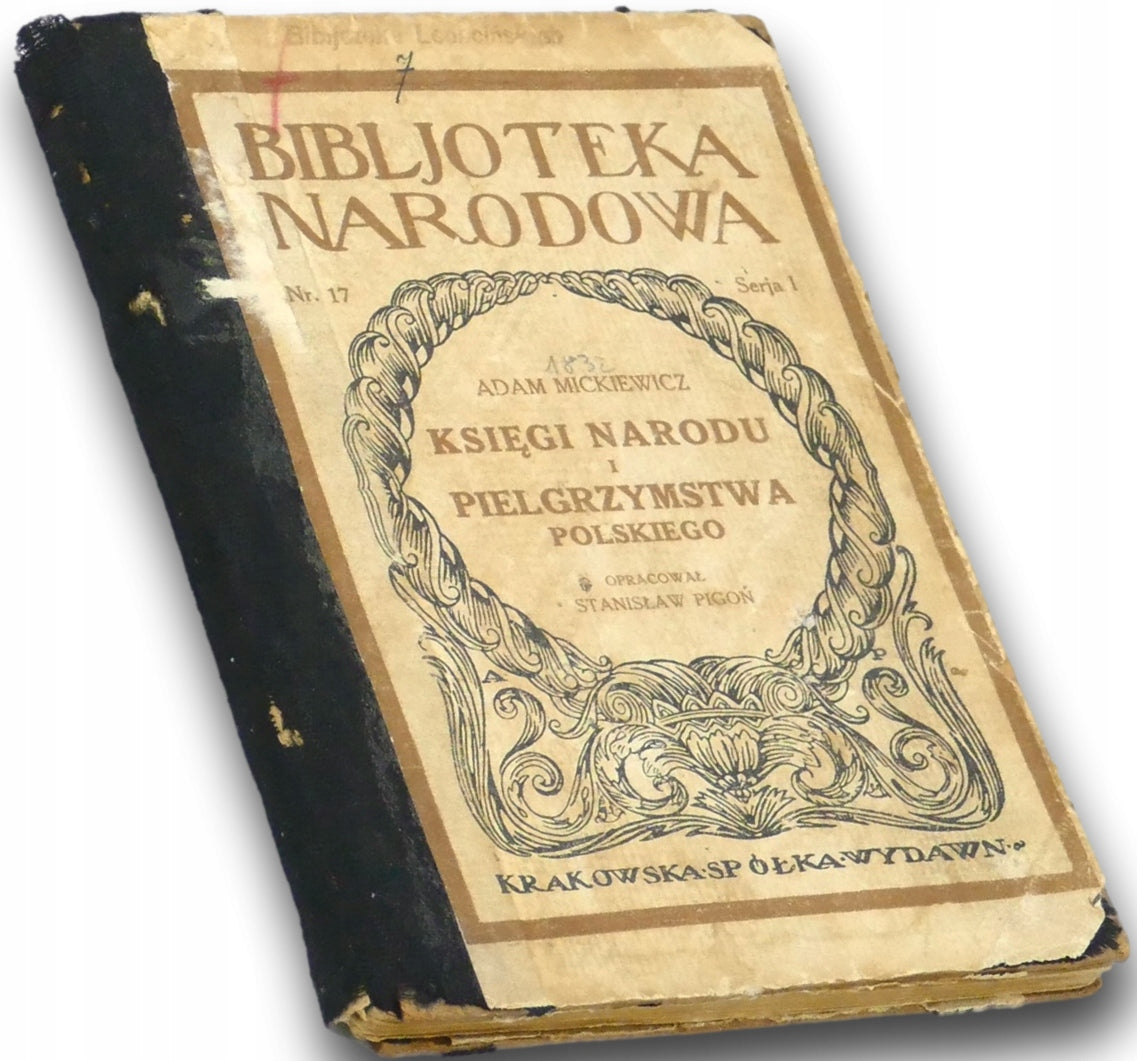 Księgi narodu i pielgrzymstwa polskiego Adam Mickiewicz [1924][BN]