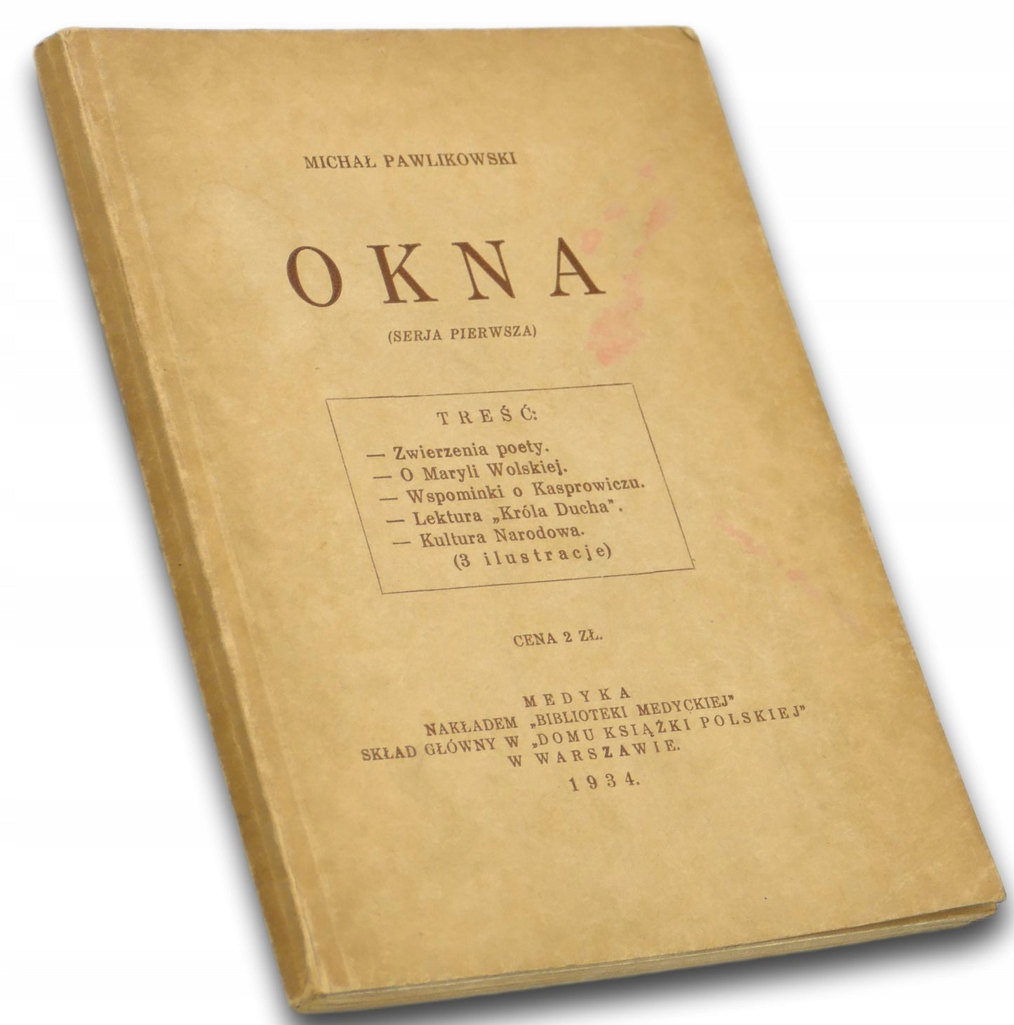 Okna Michał Pawlikowski [przedwojenne Tatry][wydanie z roku 1934]