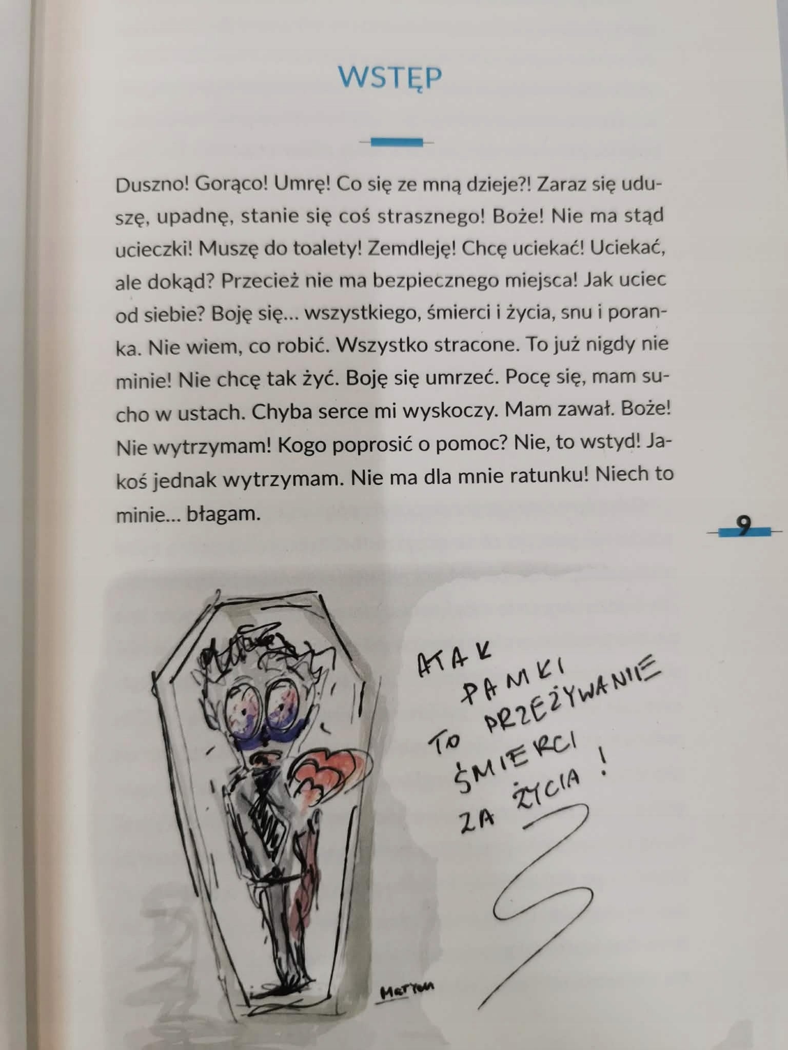 Jak żyć z lękiem, Marcin Matych [AUTOGRAF]