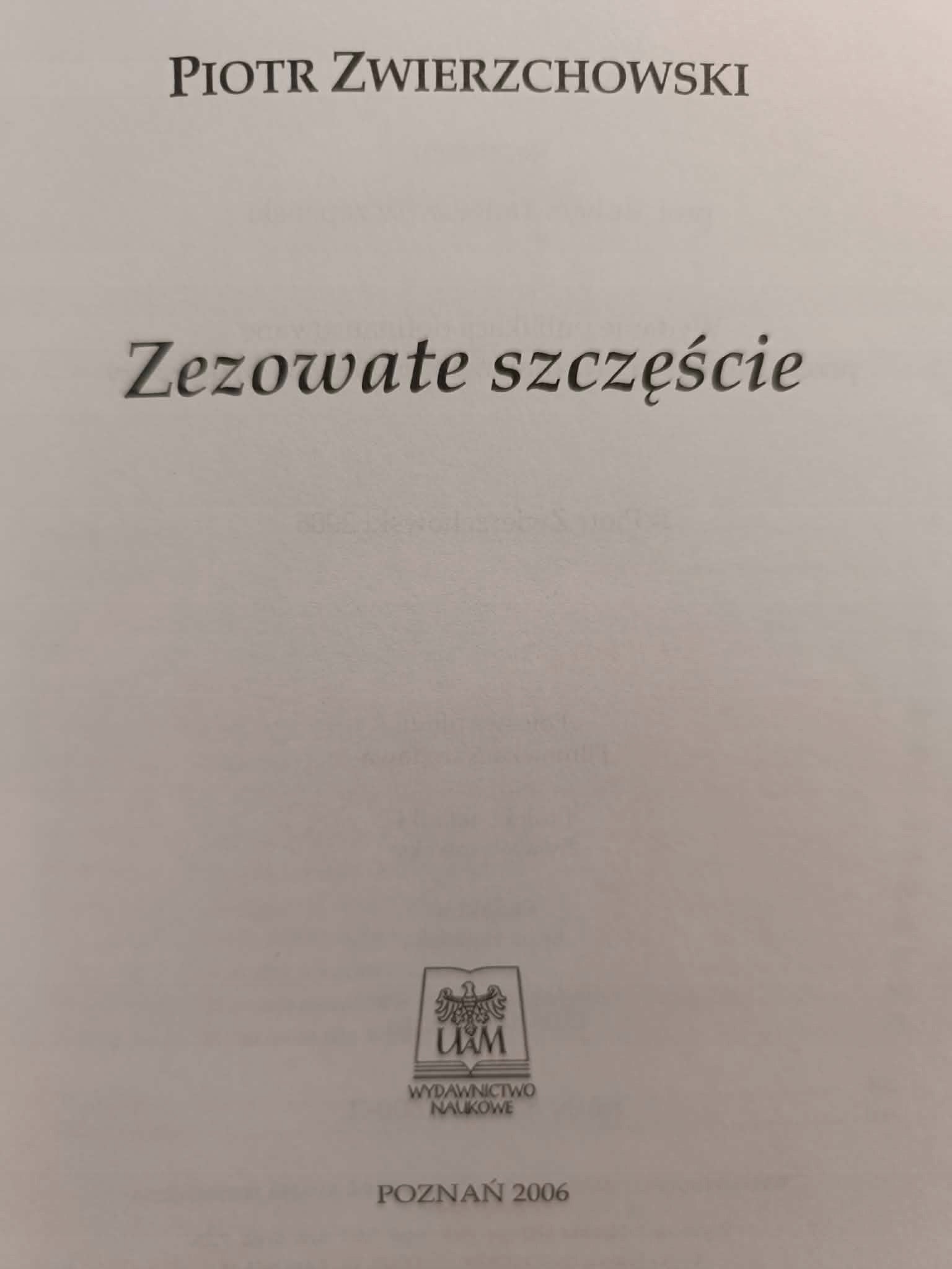 Klasyka Kina, Classics of Cinema, Zezowate szczęście, Piotr Zwierzchowski