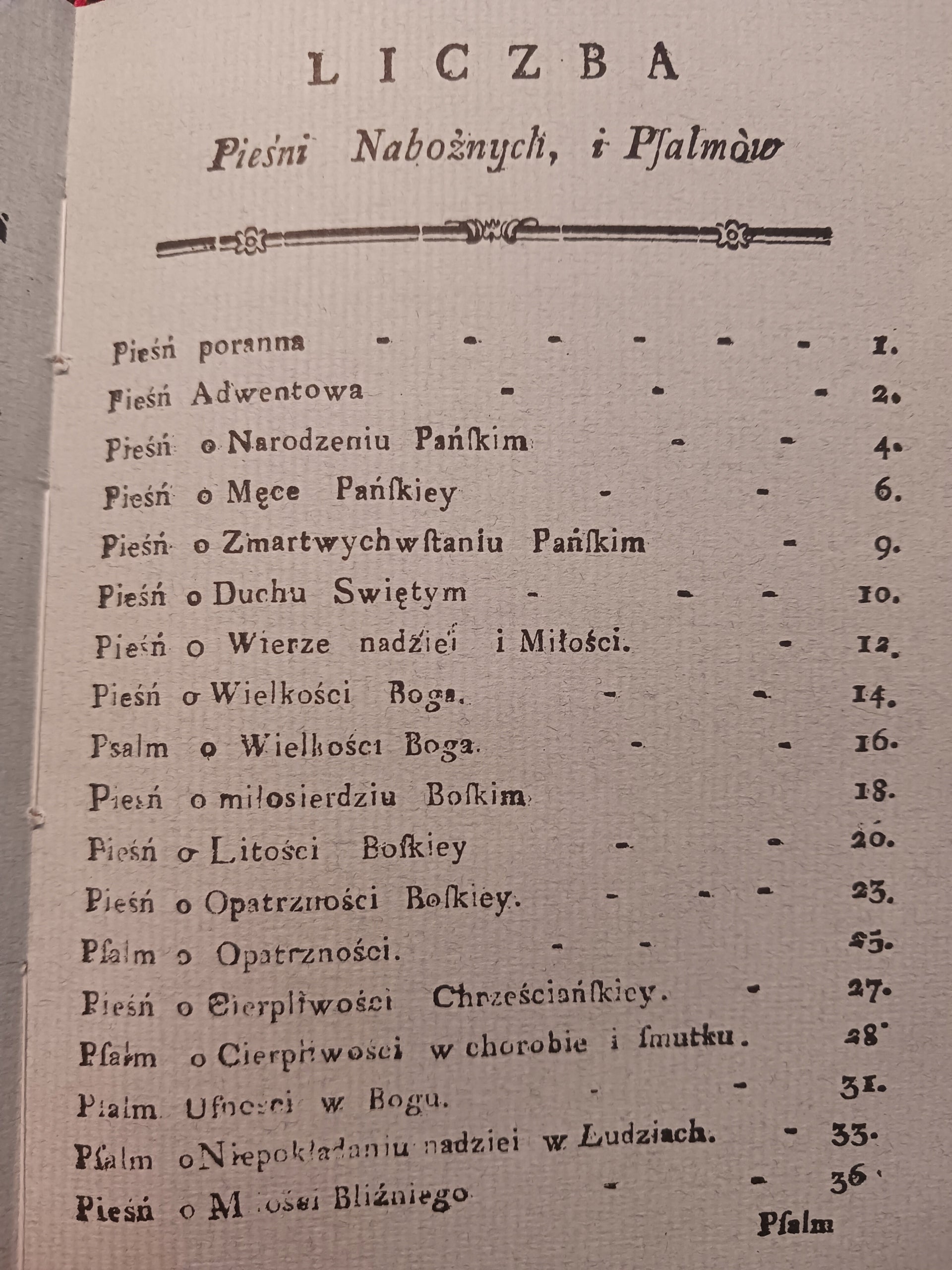 Pieśni nabożne Franciszek Karpiński [reprint z roku 1792]