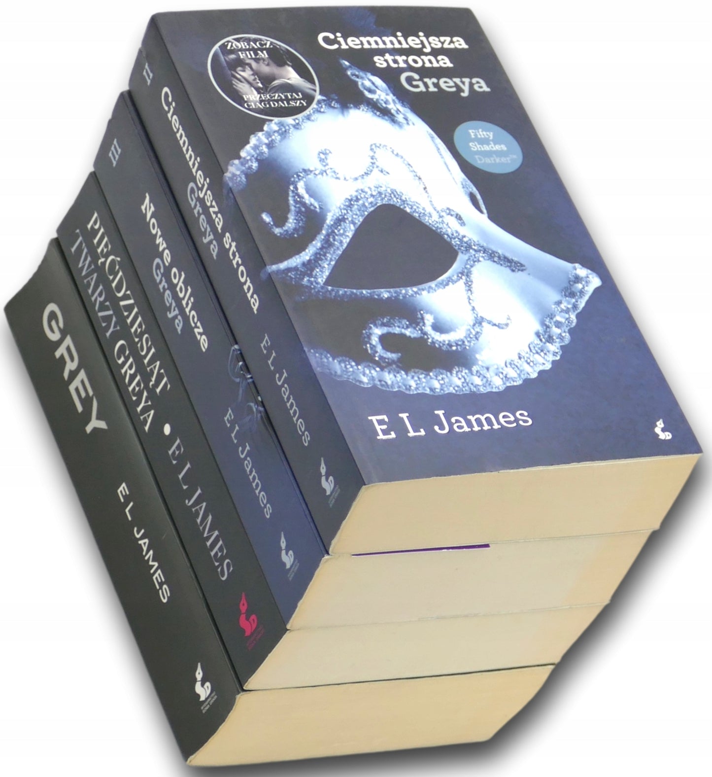 Zestaw x4 E. L. James, Grey