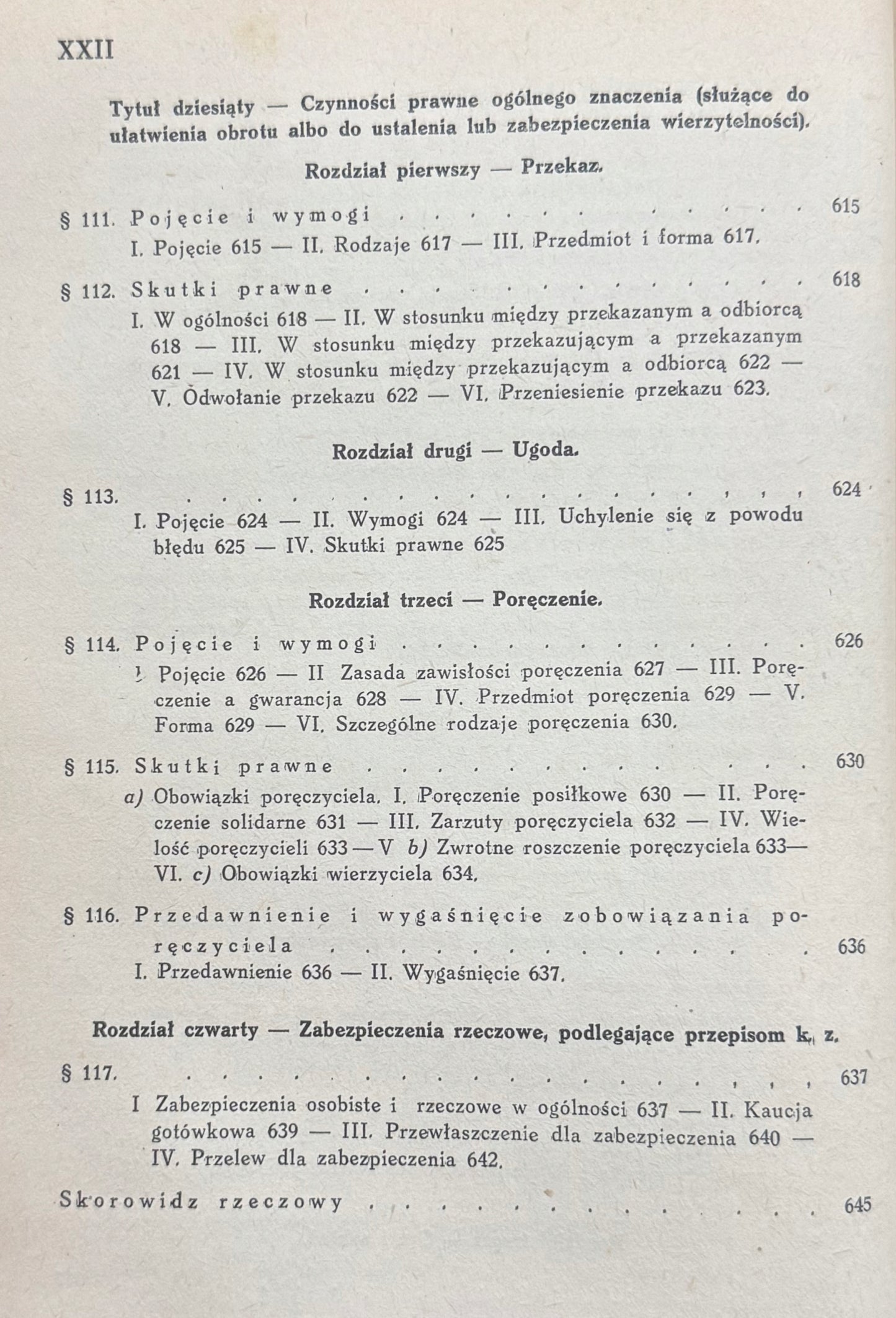 Zobowiązania Roman Longchamps De Berier [Poznań 1948]