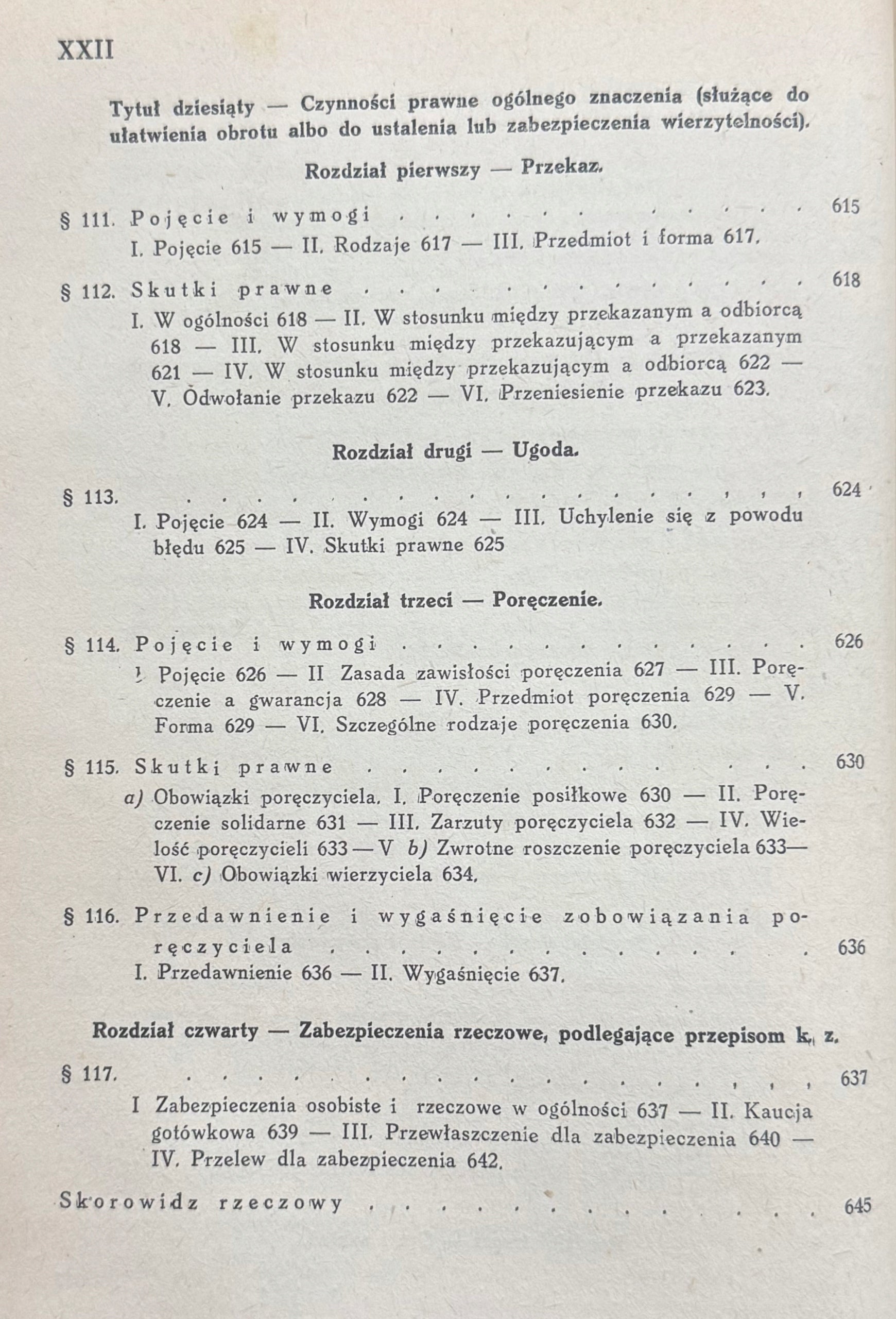 Zobowiązania Roman Longchamps De Berier [Poznań 1948]