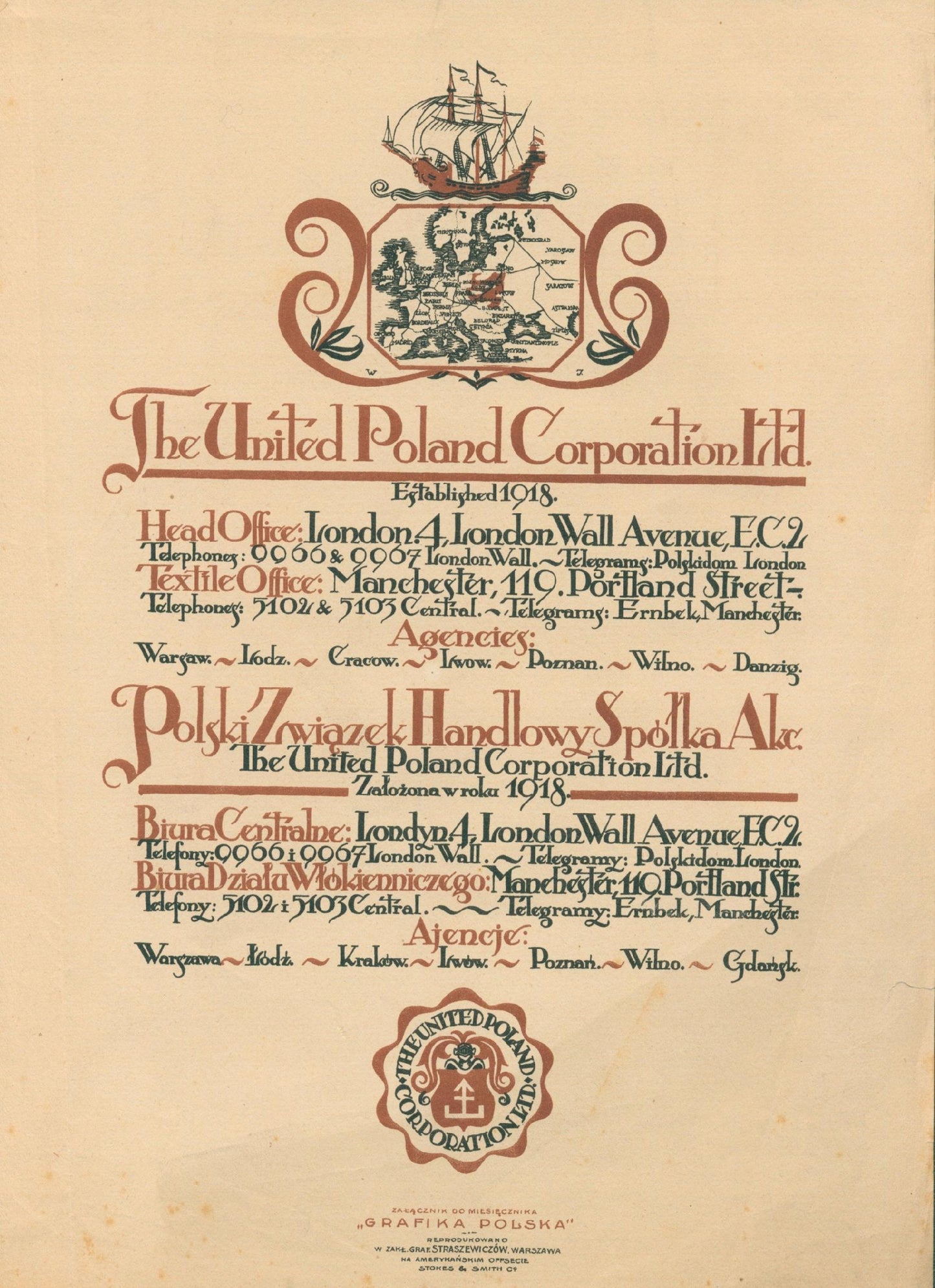 Grafika Polska: miesięcznik poświęcony drukarstwu, litografji [1923]