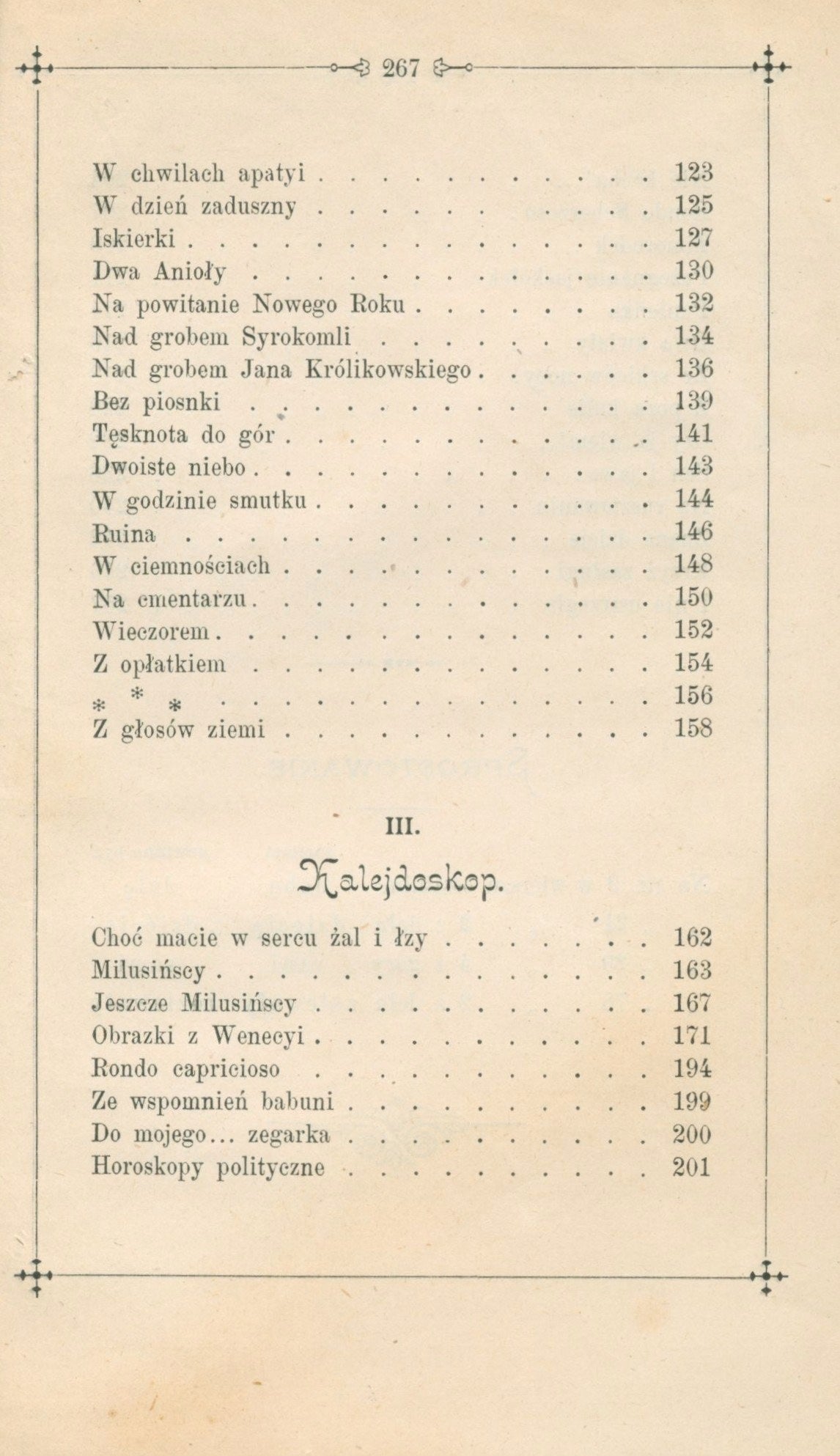 Gawalewicz Maryan - Poezye [Kraków 1889]