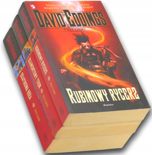 David Eddings Dzieje Elenium x3 Diamentowy Tron, Rubinowy Rycerz + ...