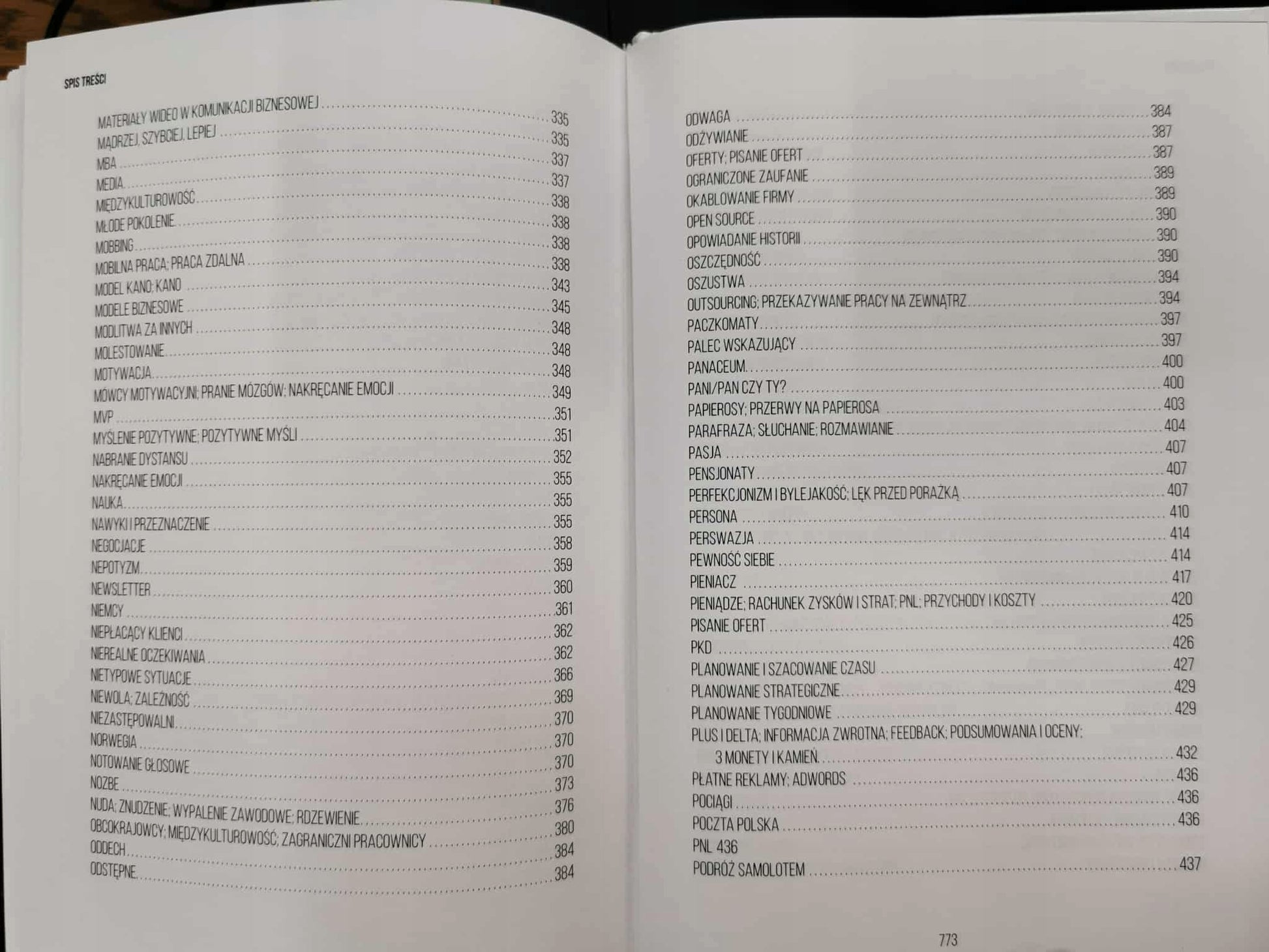 Alfabet Ogarniania, Bernard Fruga [autograf autora]