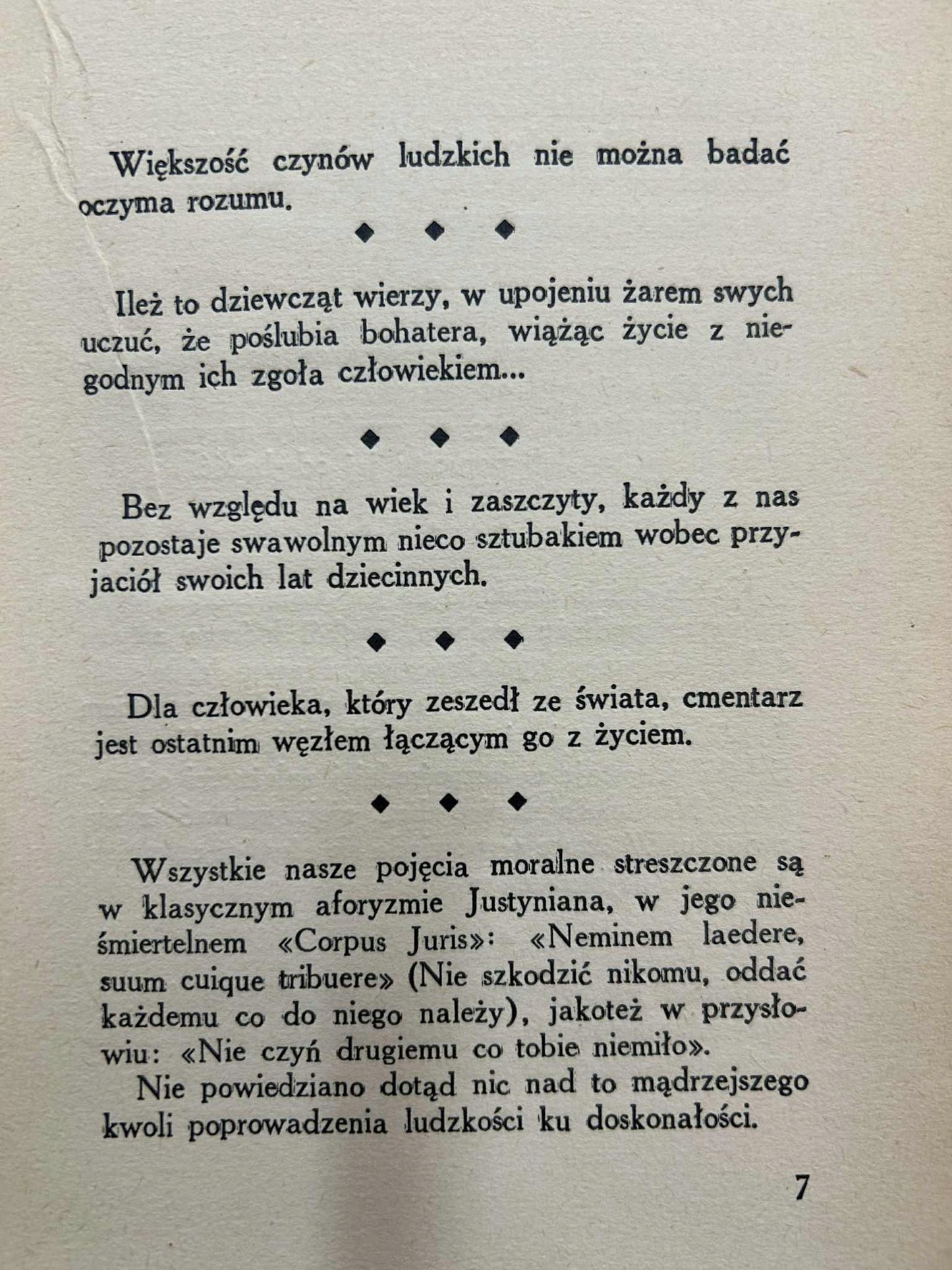 Rozważania mieszkańca Syrjusza (Rzeczy już powiedziane...) [1935 r.]