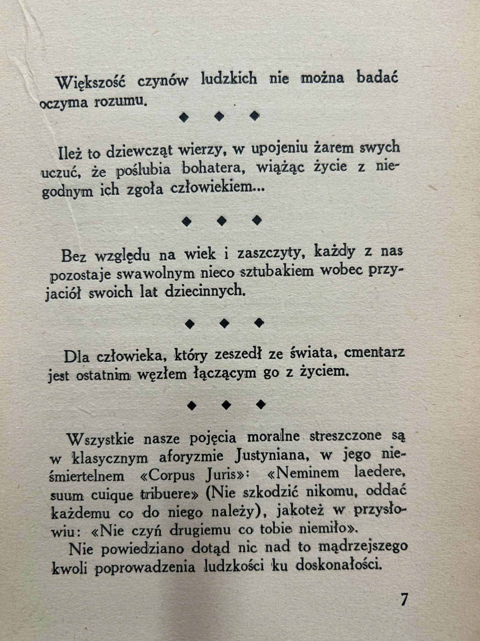 Rozważania mieszkańca Syrjusza (Rzeczy już powiedziane...) [1935 r.]