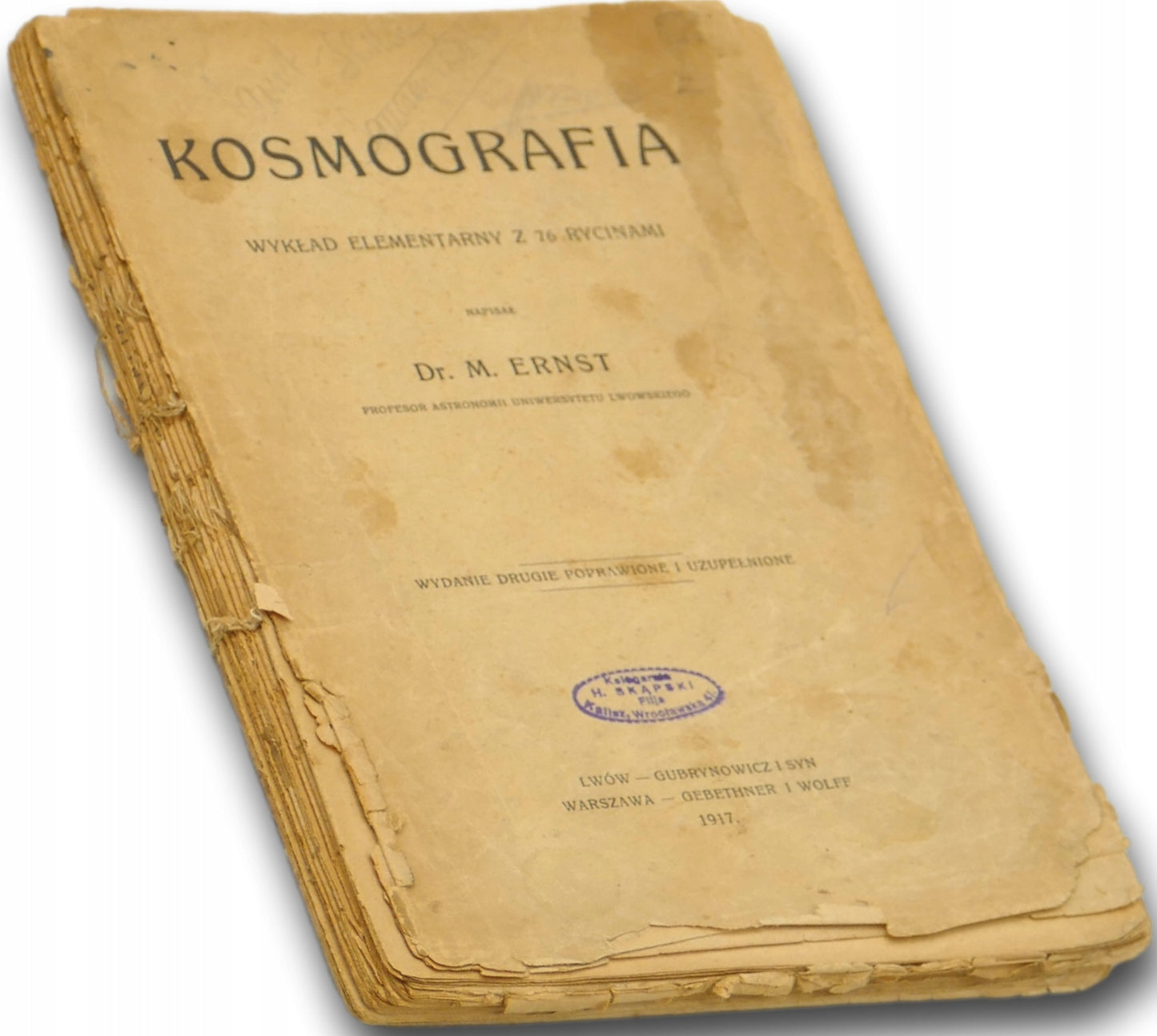 Kosmografia. Wykład elementarny - M. Ernst [wydanie przedwojenne]