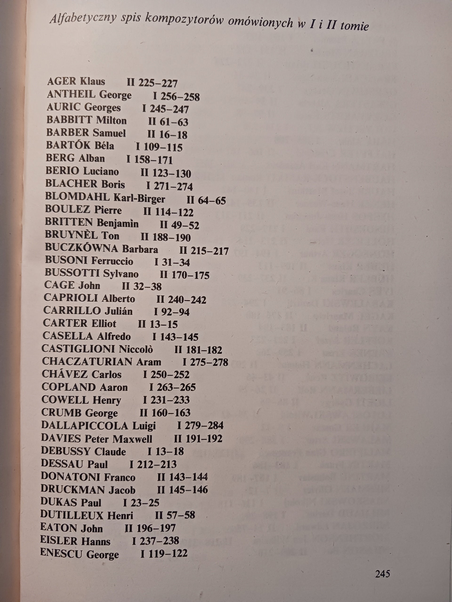 Kompozytorzy XX wieku Tom I i II Bogusław Schaeffer
