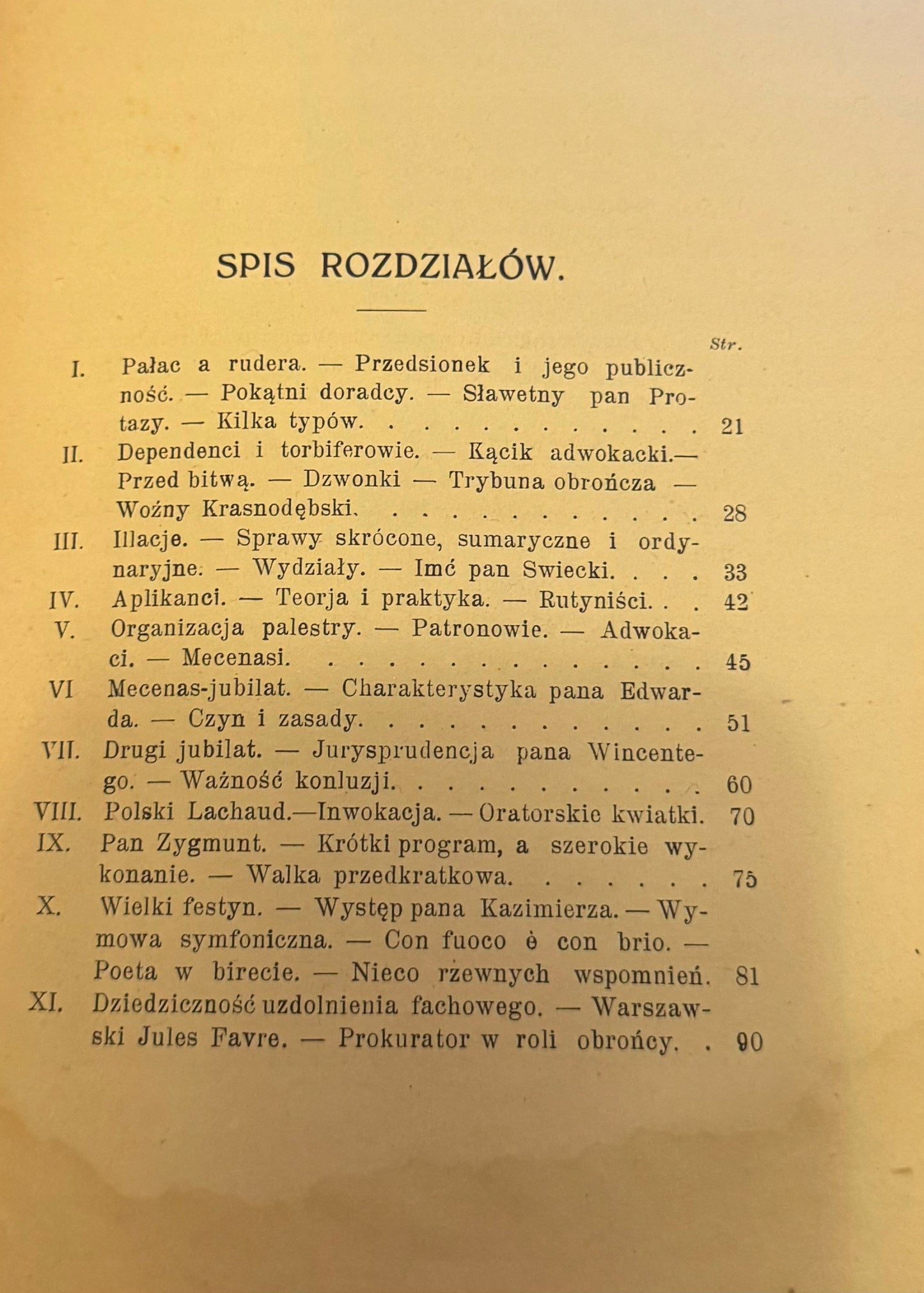Palestra warszawska Alexander Kraushar [Warszawa 1919]
