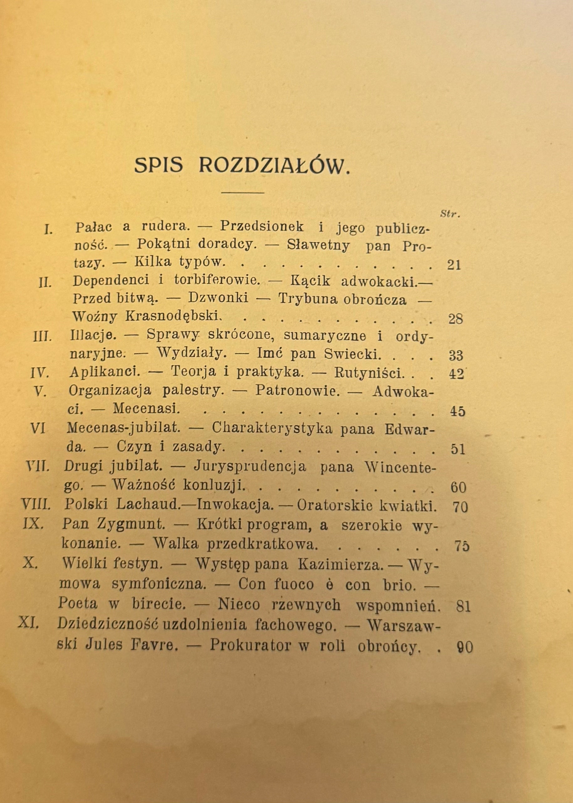 Palestra warszawska Alexander Kraushar [Warszawa 1919]