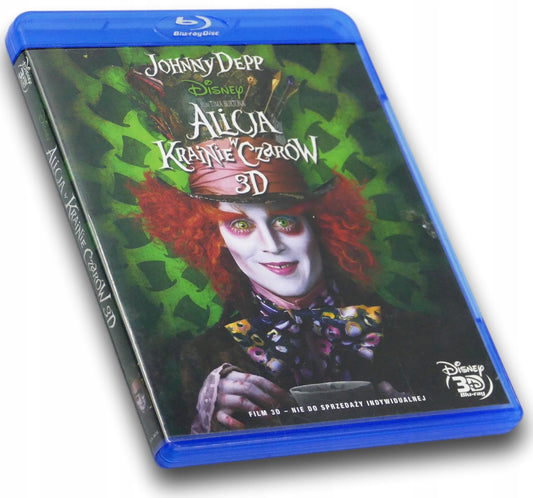 Alicja w Krainie Czarów 3D płyta Blu-ray