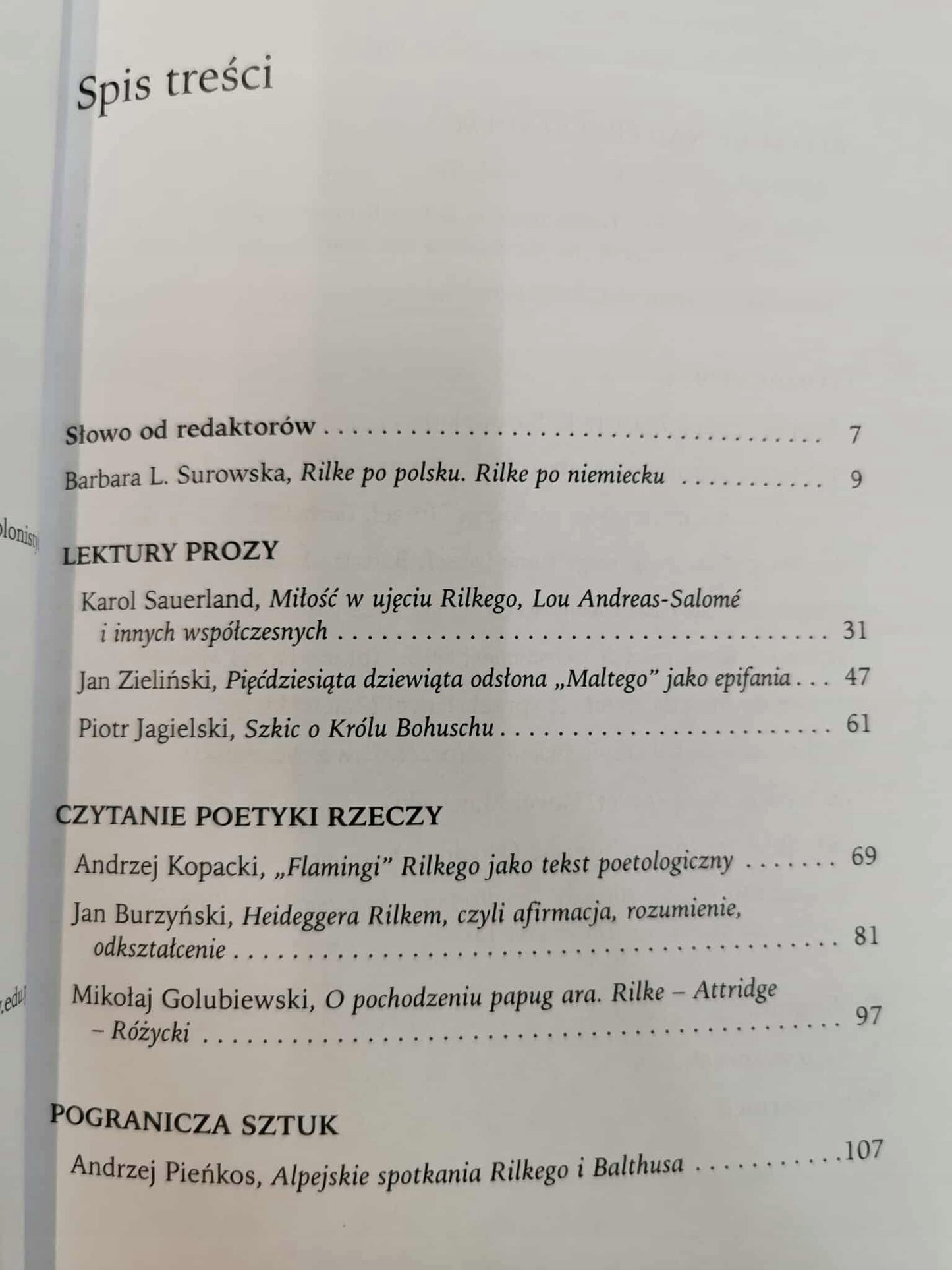 Rilke po polsku, J. Kulas M. Golubiewski