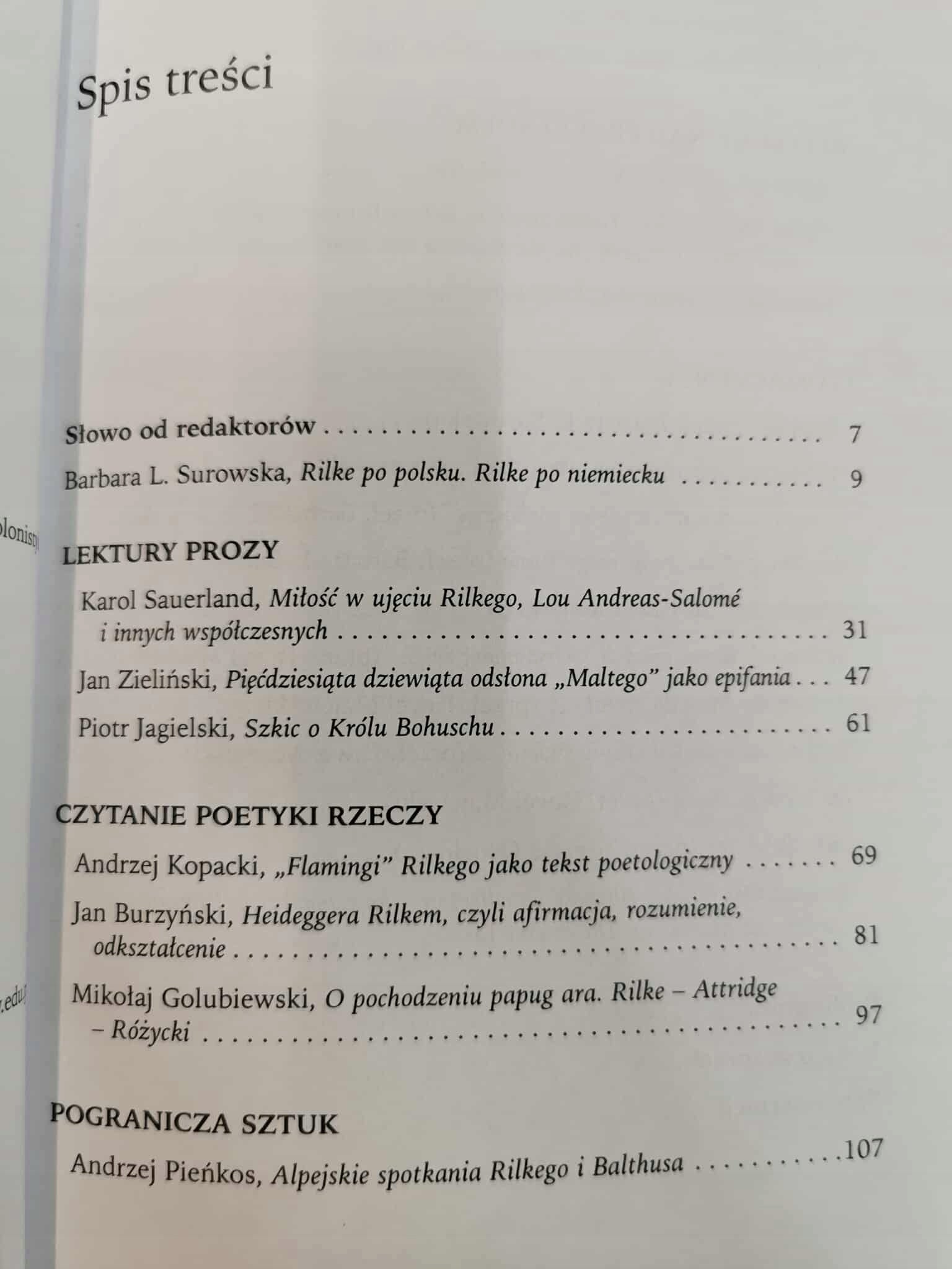 Rilke po polsku, J. Kulas M. Golubiewski