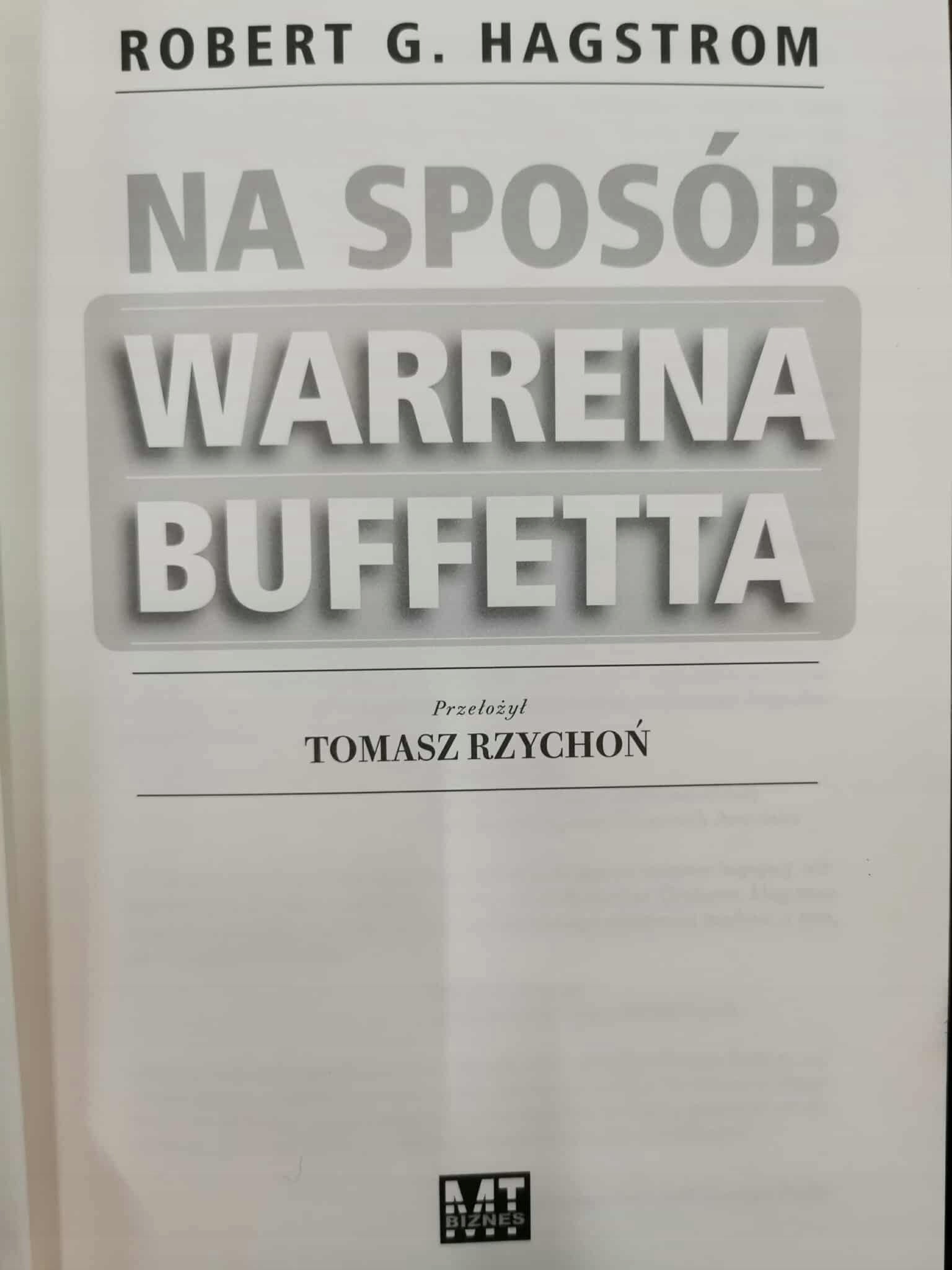 Na sposób Warrena Buffeta, Robert G. Hagstrom