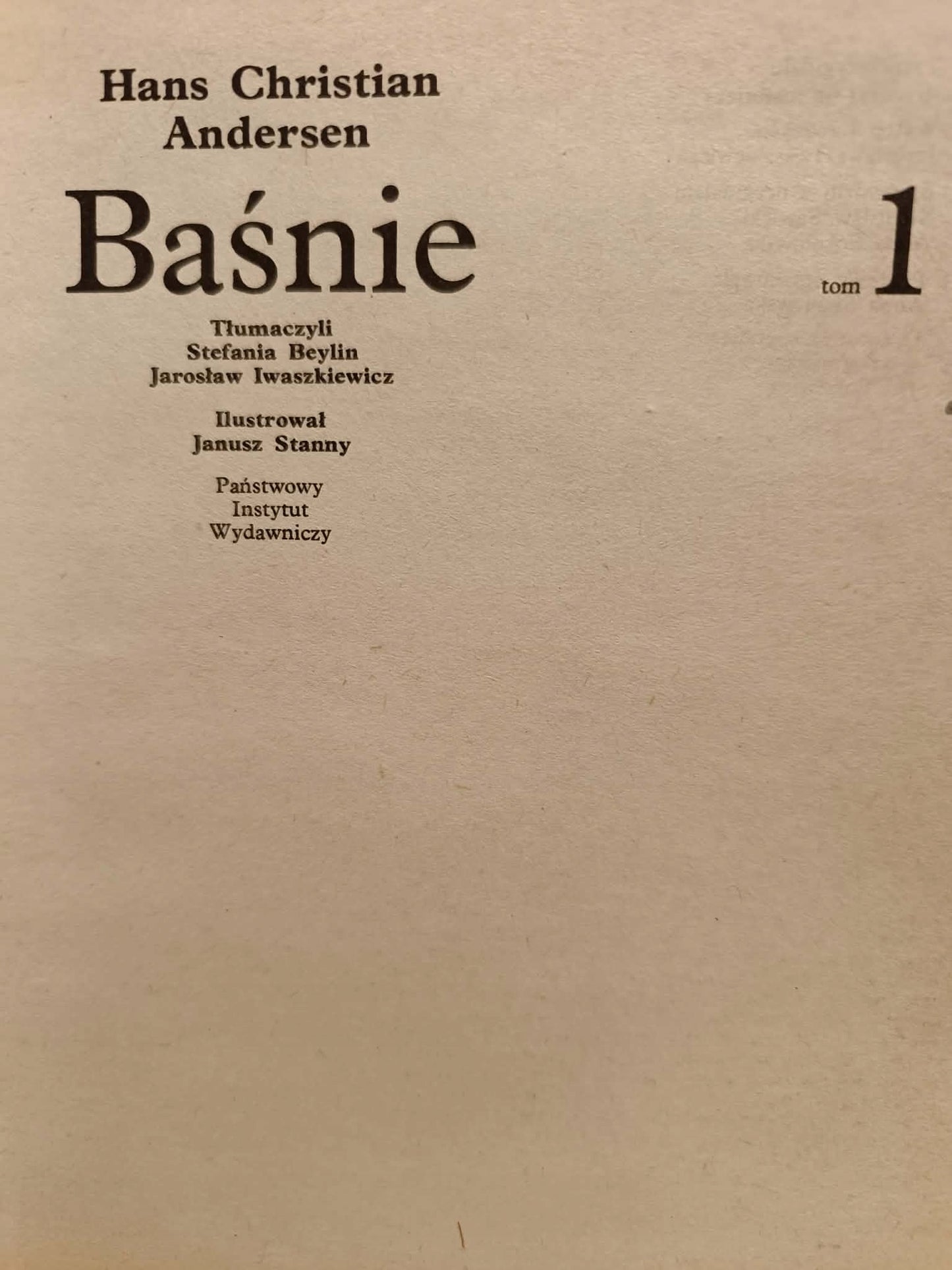 Baśnie T.1-3, Hans Christian Andersen