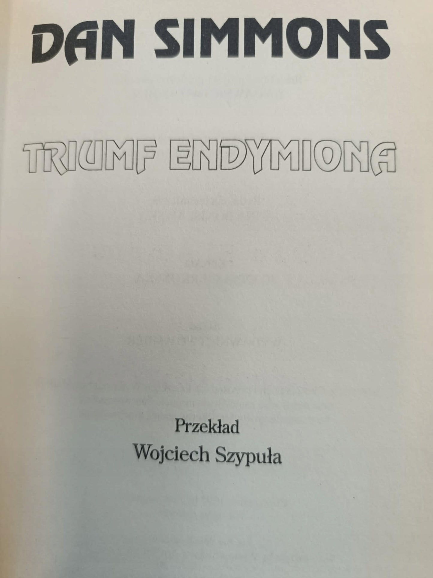 Triumf Endymiona, Dan Simmons