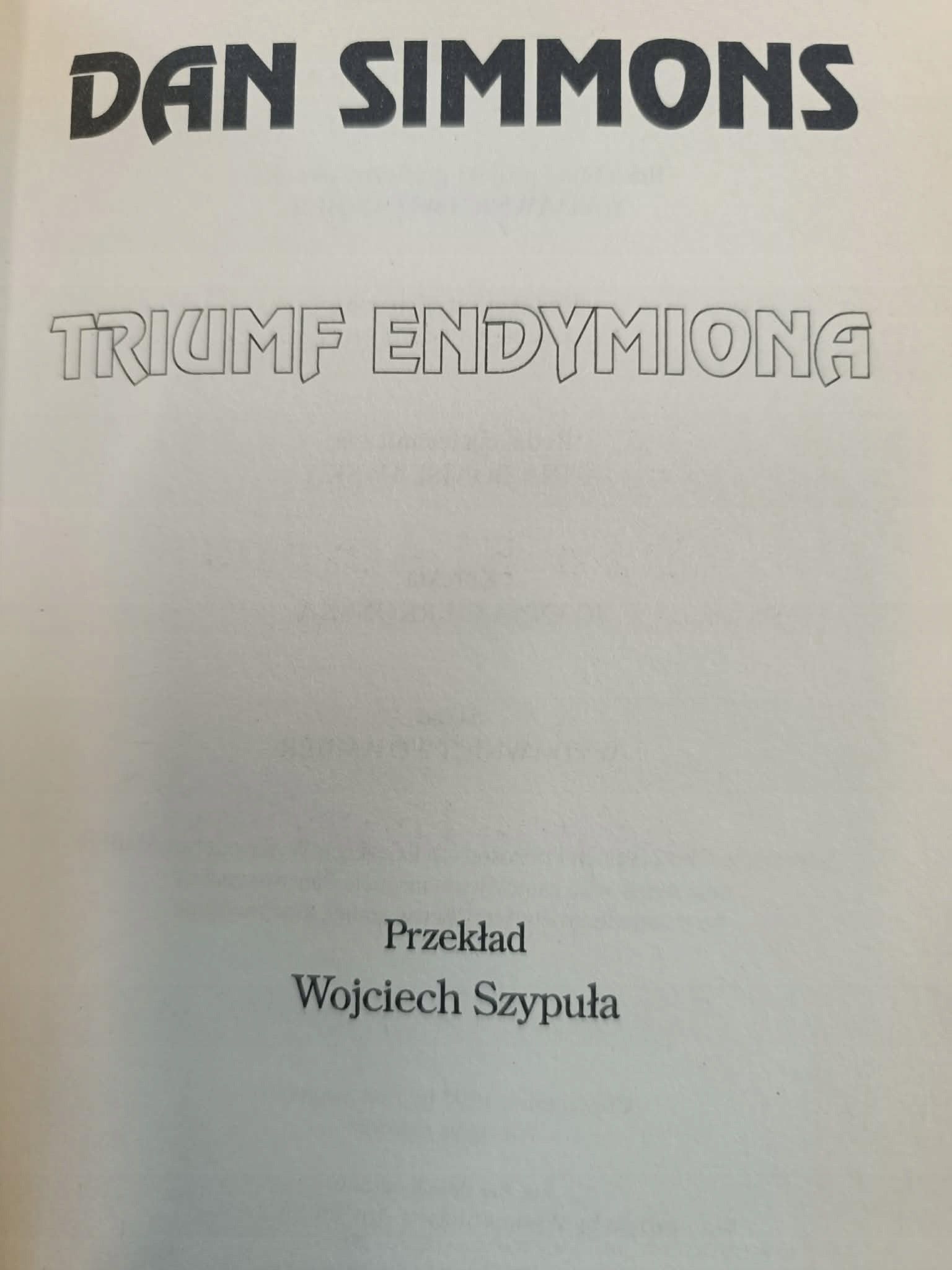 Triumf Endymiona, Dan Simmons