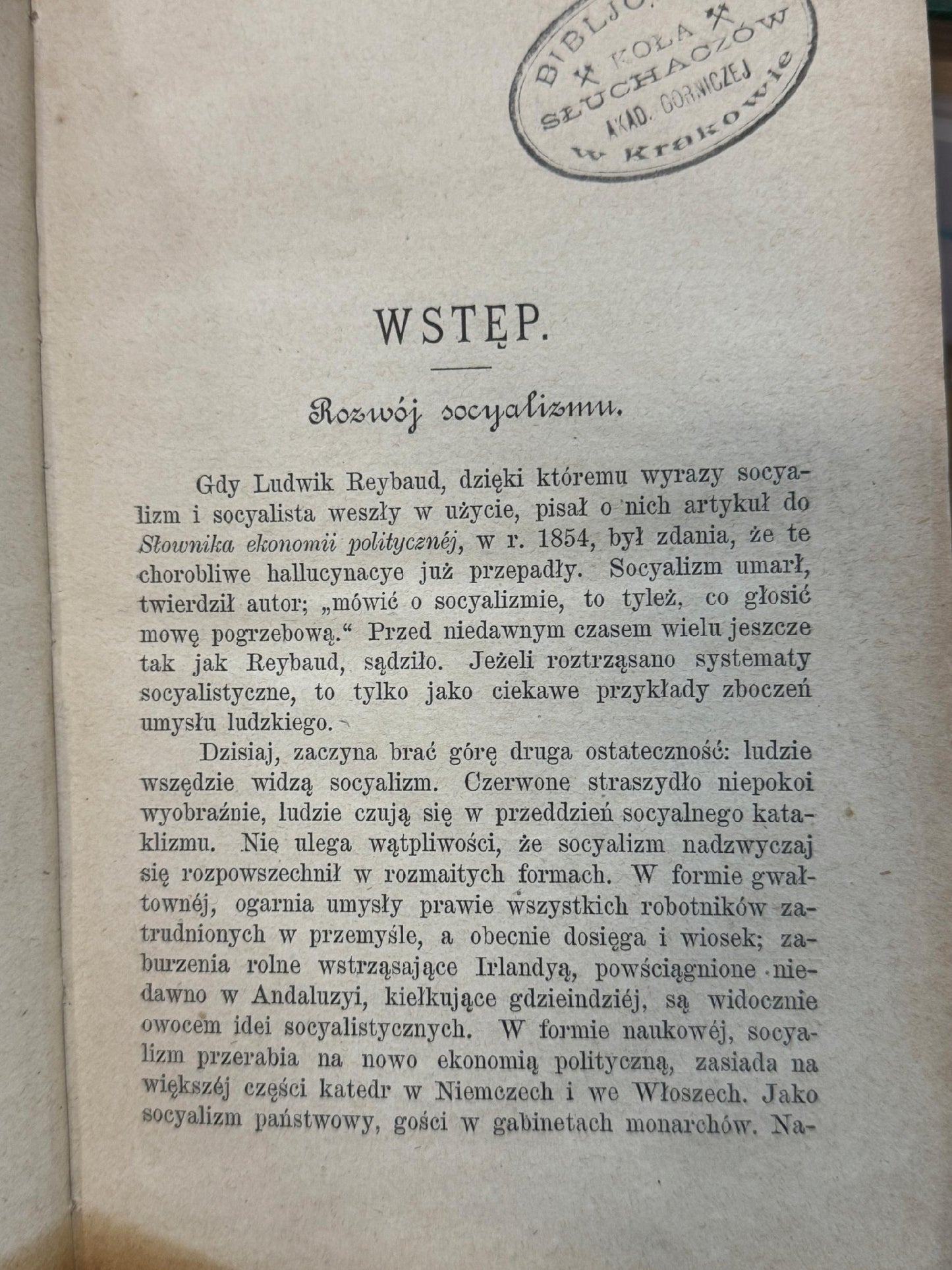 Socyalizm spółczesny Emilia de Laveleye [1884 r.][historia socjalizmu]