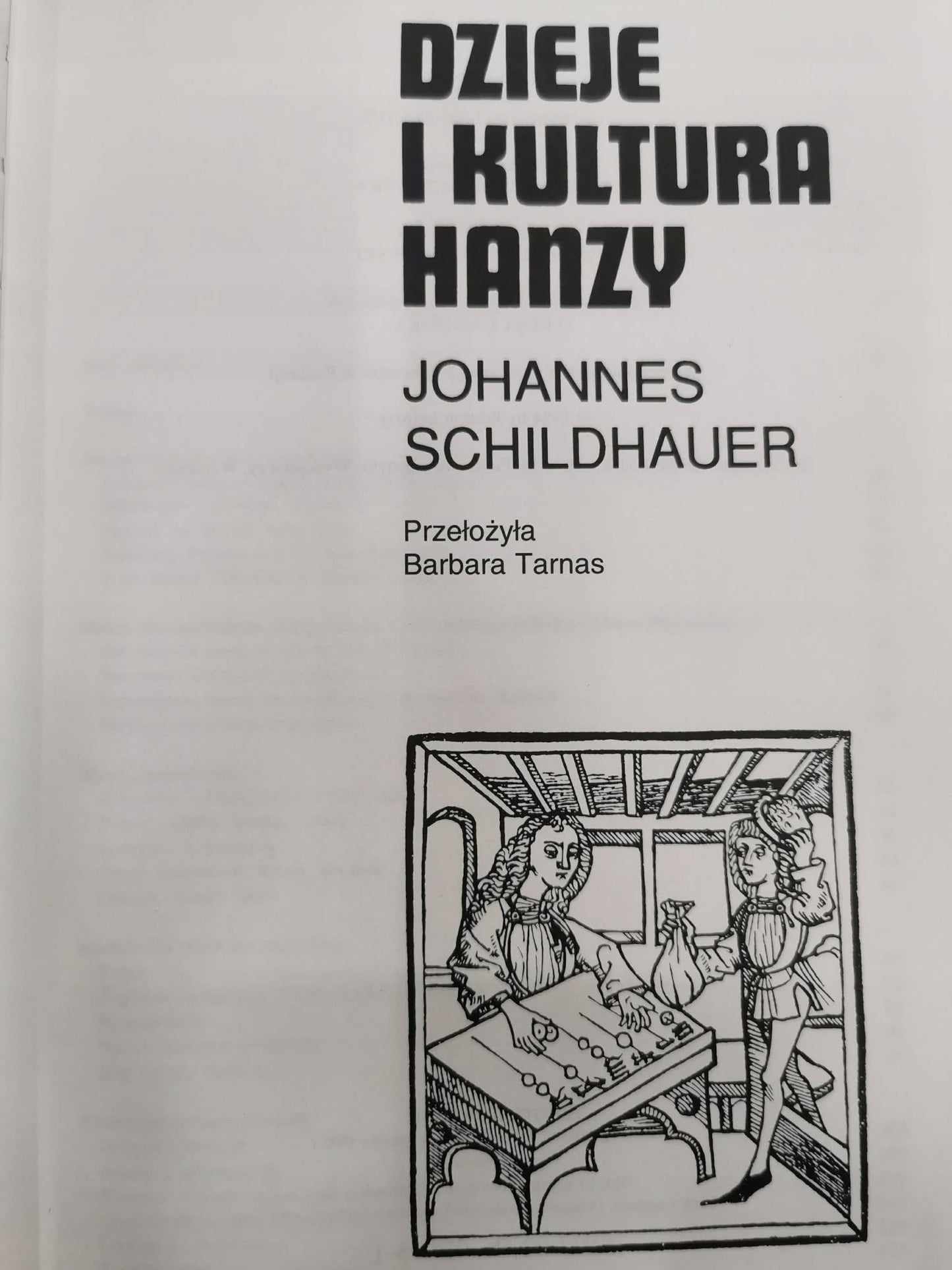DZIEJE I KULTURA HANZY, Johannes Schildhauer