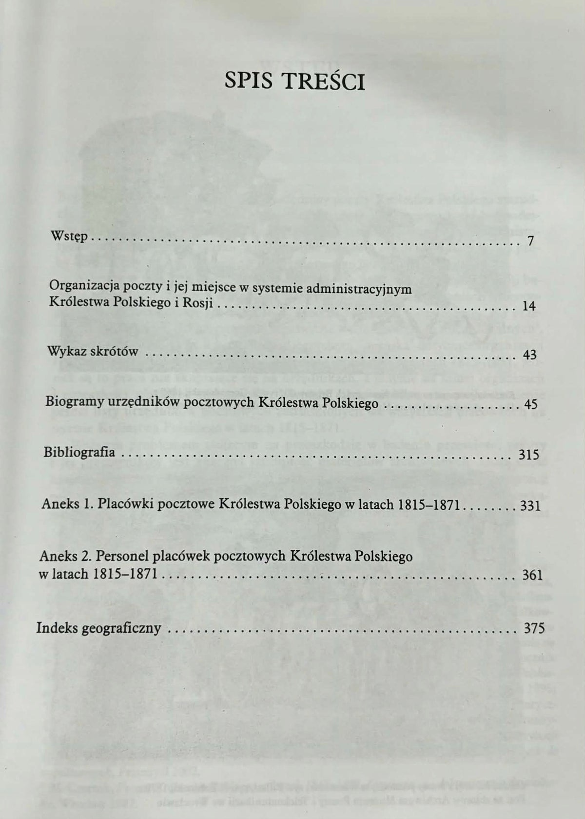 Urzędnicy pocztowi w Królestwie Polskim 1815-1871 Suma Tomasz [NAKŁAD 500]
