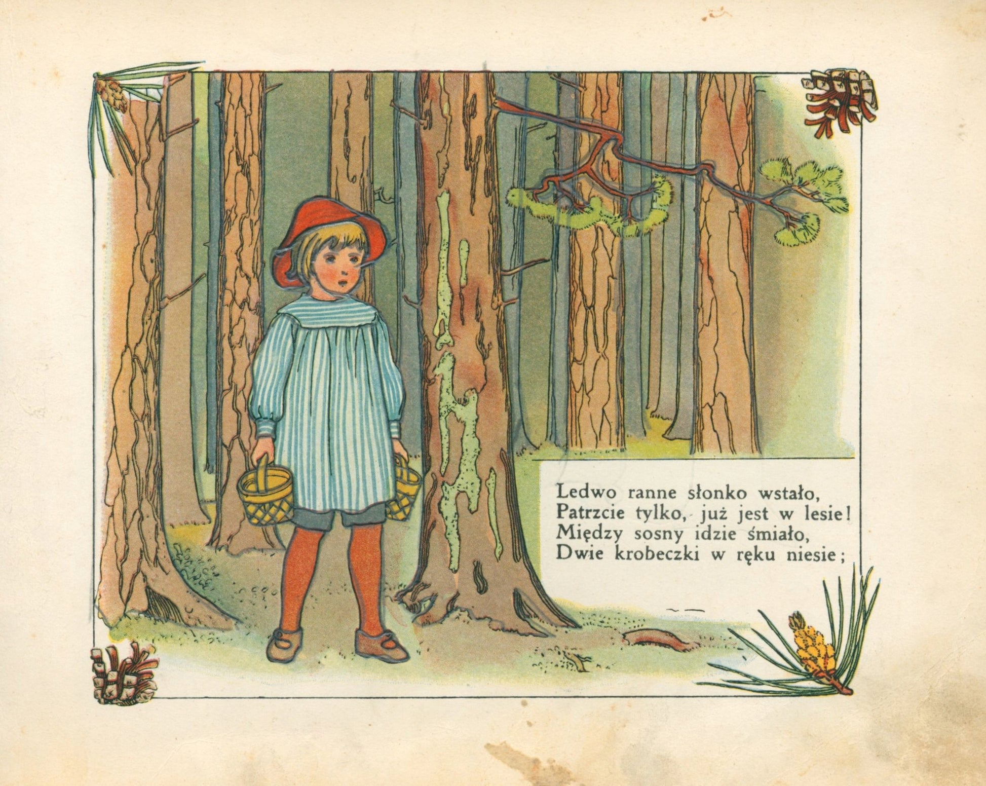 Na jagody! Książeczka leśna przez Marję Konopnicką [WYDANIE II 1913]