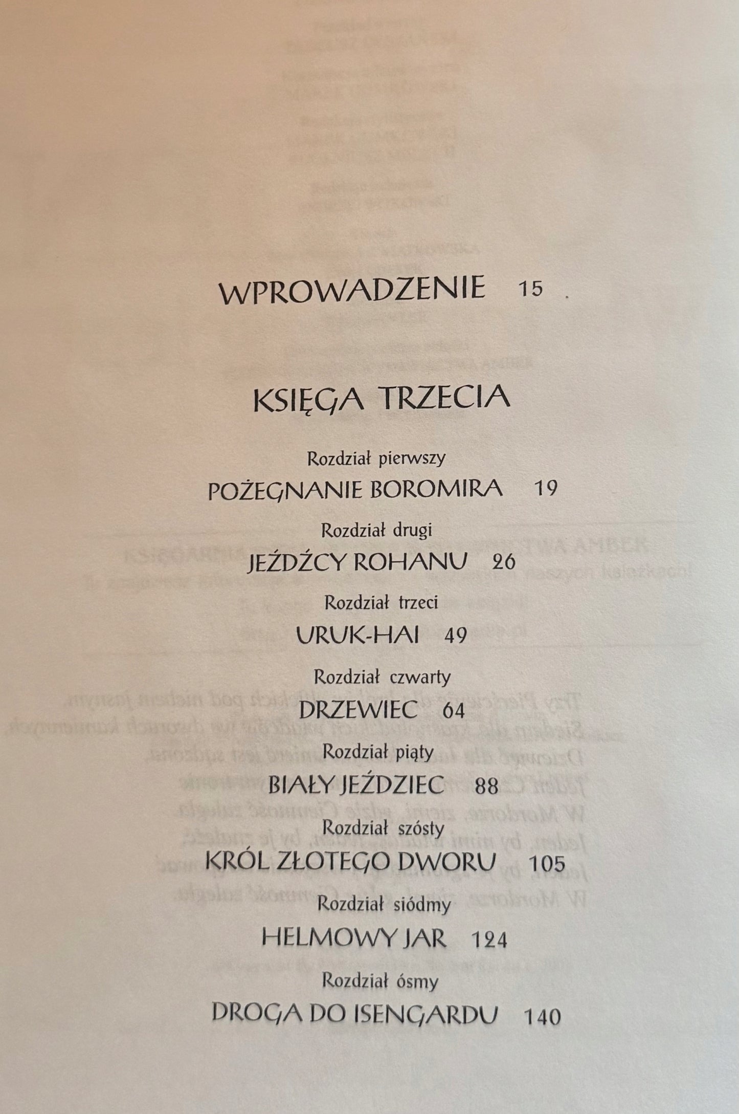 Władca Pierścieni Dwie wieże Tom II / Powrót Króla Tom III J.R.R. Tolkien