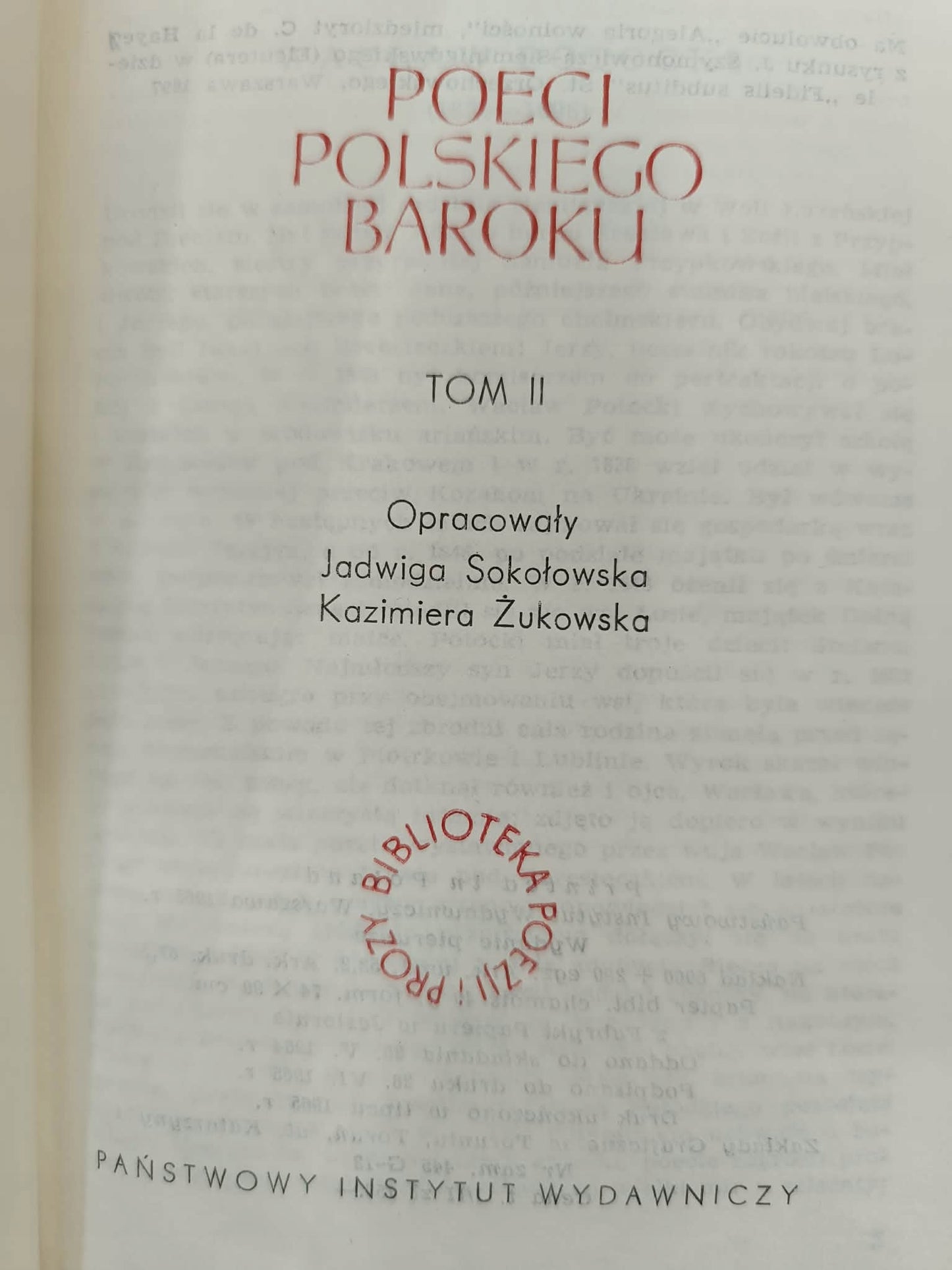 Zestaw 7 książek PIW, Puszkin, Lenartowicz, Tołstoj, Poeci Polskiego...