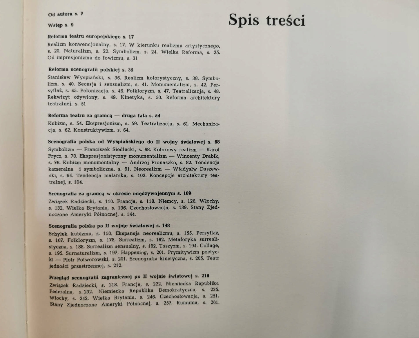 Kierunki scenografii współczesnej, Zenobiusz Strzelecki