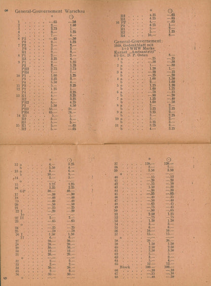 Cennik do katalogu Pioniera [Luty 1944]