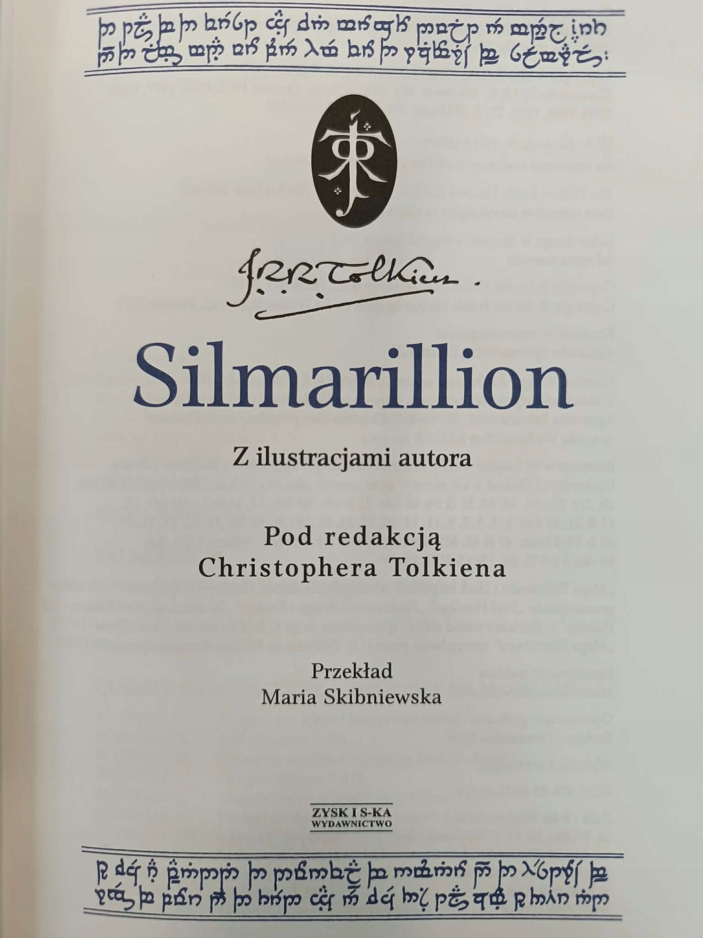 J.R.R. Tolkien, Silmarillion z ilustracjami autora [książka na prezent]